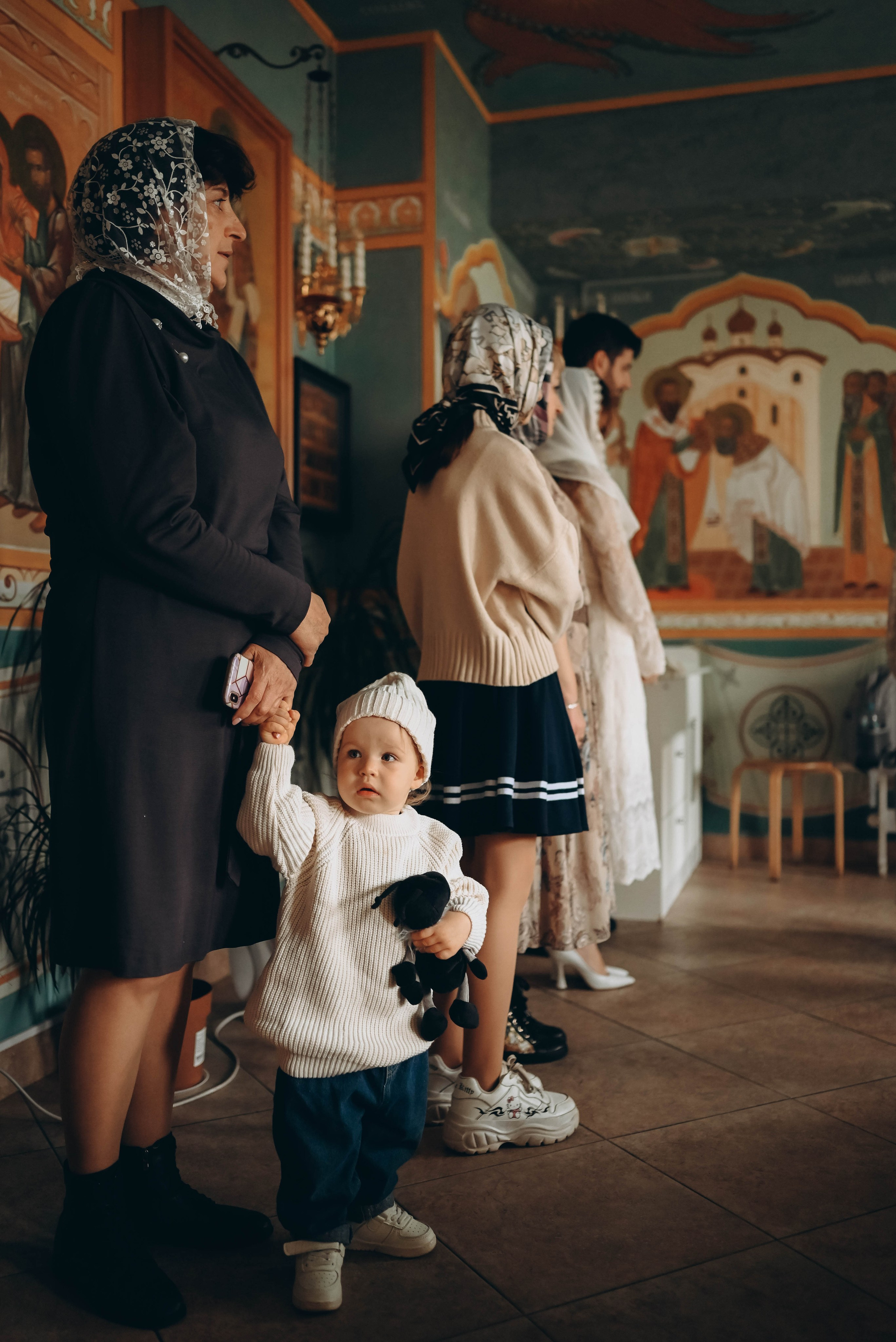 Таинство Крещения Александра в Храме прп Александра Свирского. Семейный фотограф Москва-Воронеж Ирина Вронская