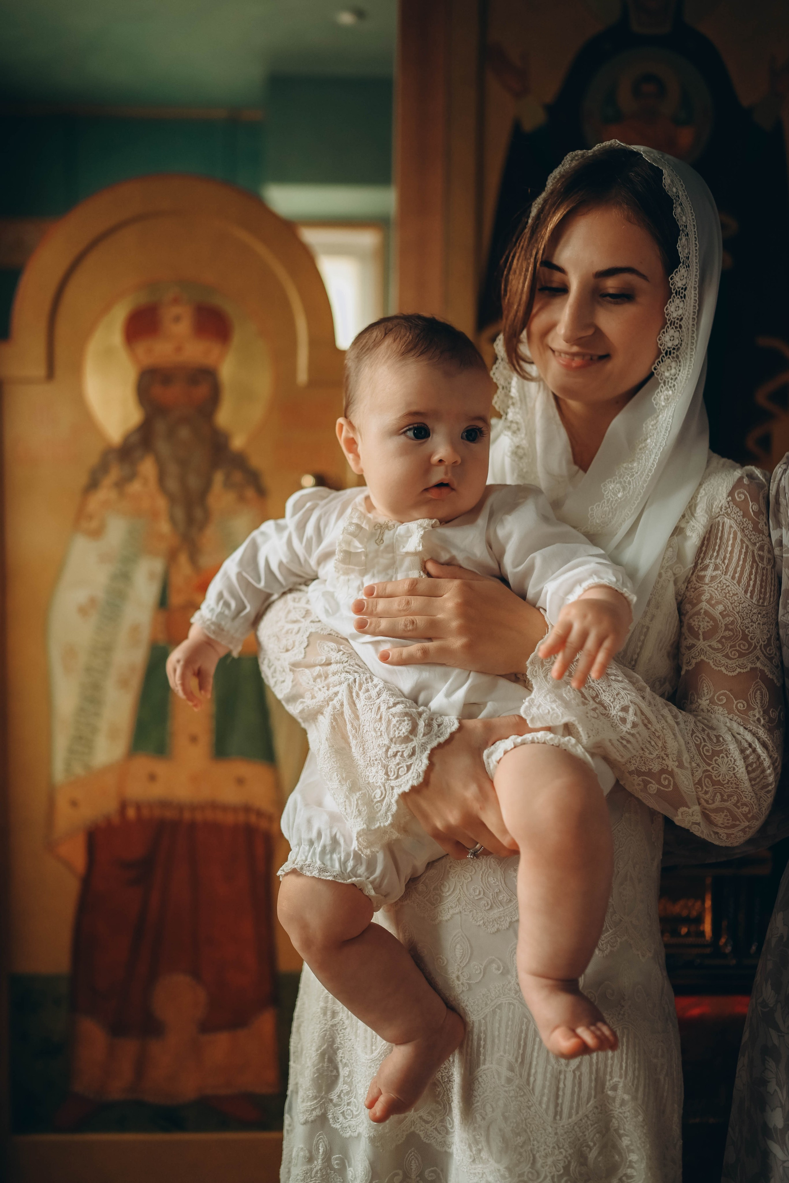 Таинство Крещения Александра в Храме прп Александра Свирского. Семейный фотограф Москва-Воронеж Ирина Вронская