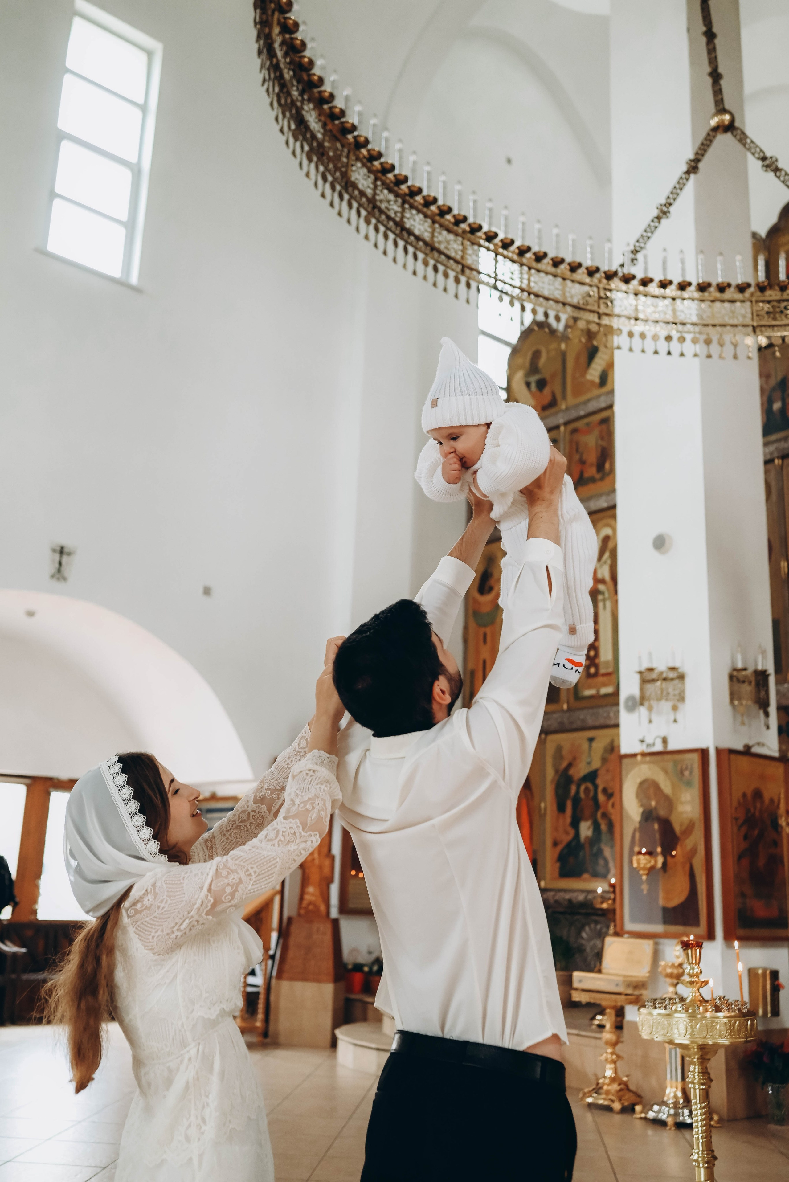 Таинство Крещения Александра в Храме прп Александра Свирского. Семейный фотограф Москва-Воронеж Ирина Вронская
