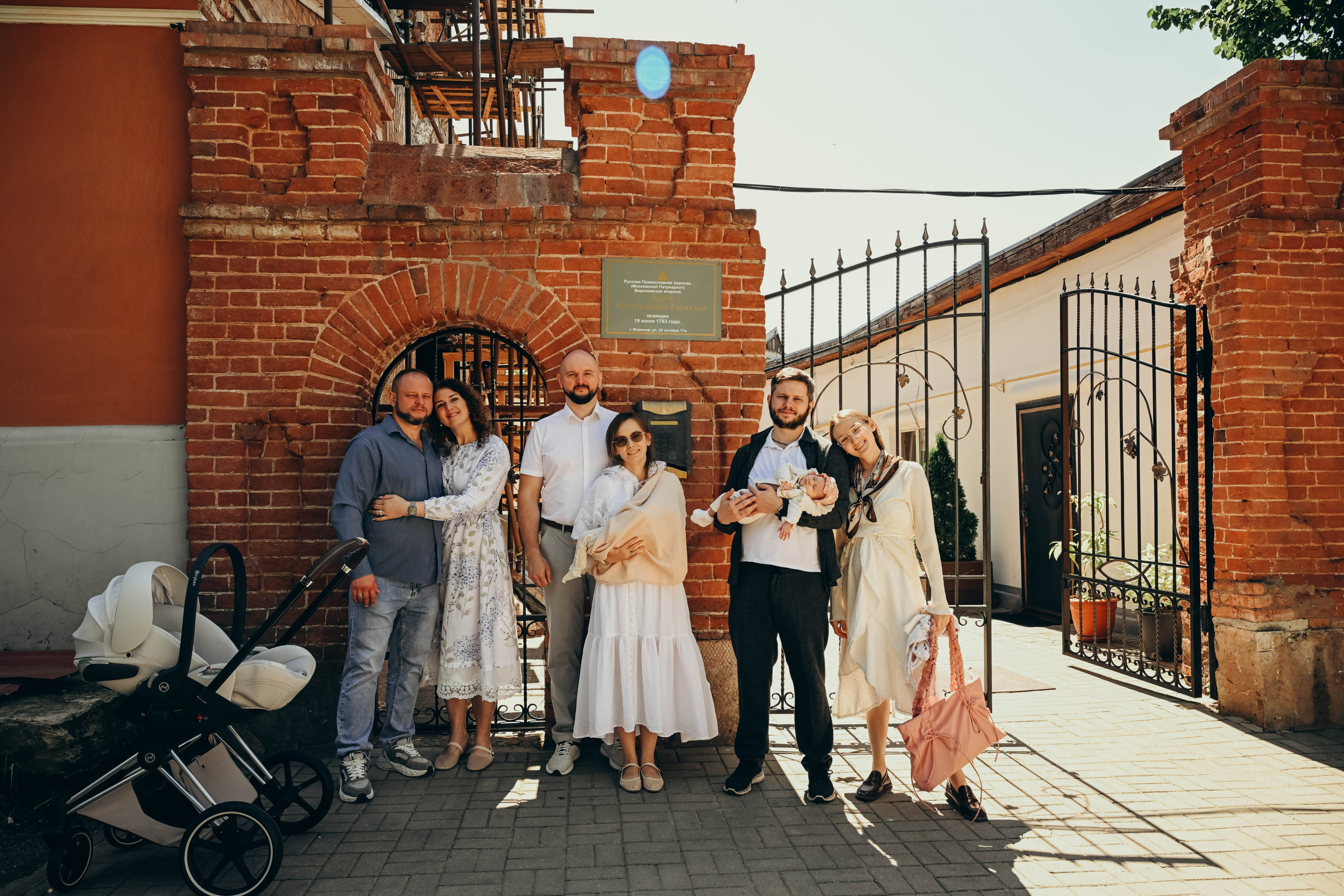 Таинство Крещения Ксении. Семейный фотограф Москва-Воронеж Ирина Вронская