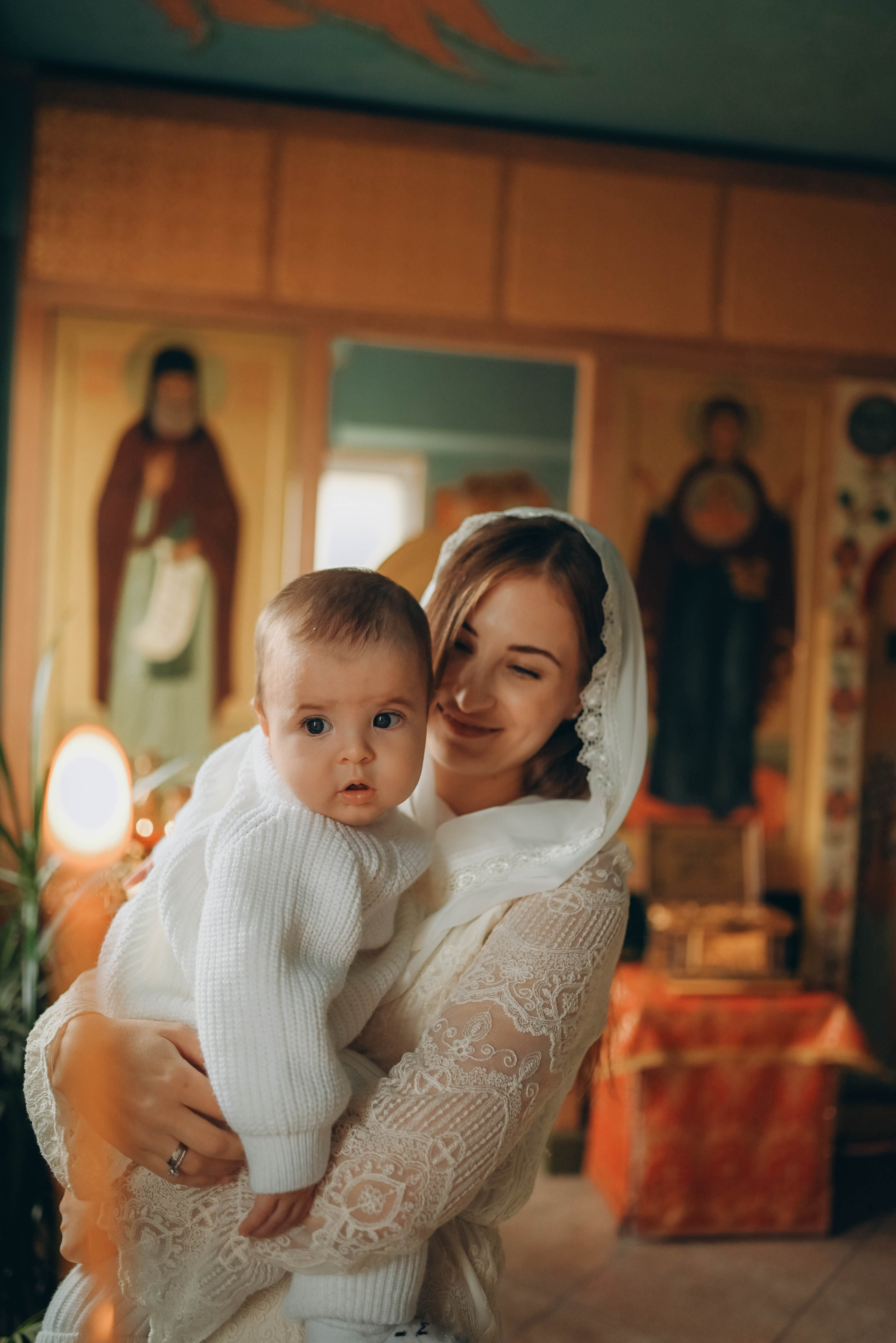 Таинство Крещения Александра в Храме прп Александра Свирского. Семейный фотограф Москва-Воронеж Ирина Вронская