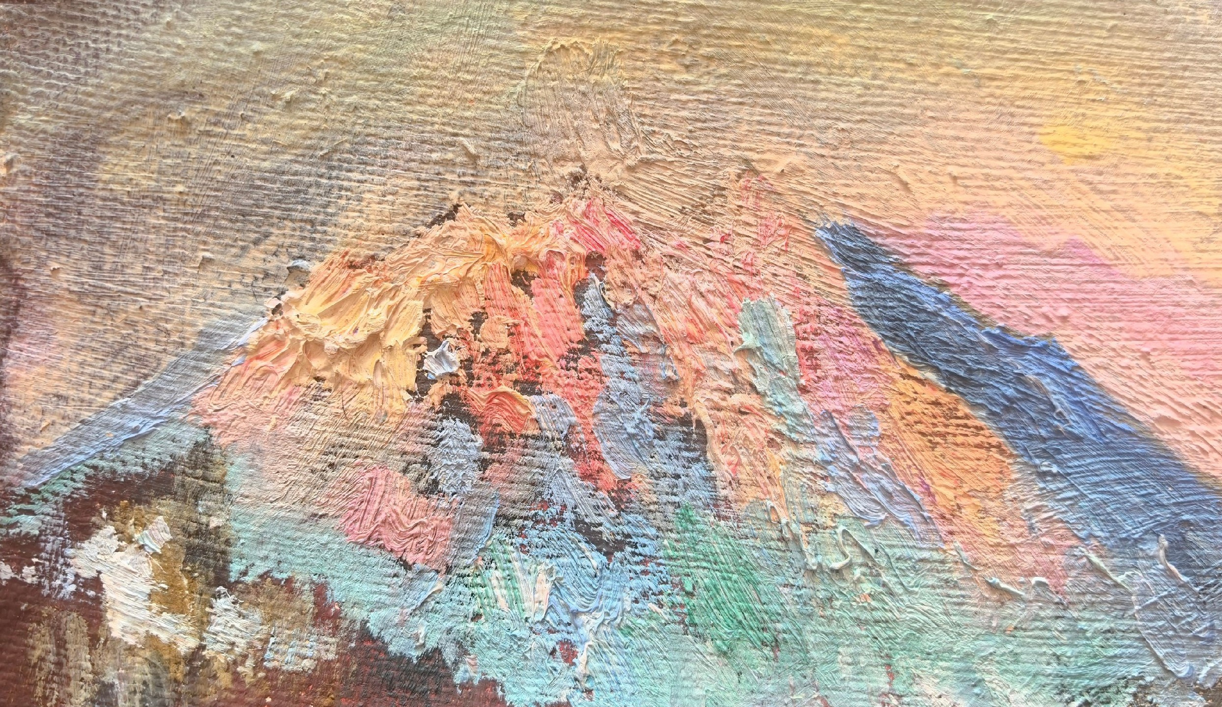 Вулкан Козельский в разное время, А5. Художник и гид по Камчатке Евгений Чайкин