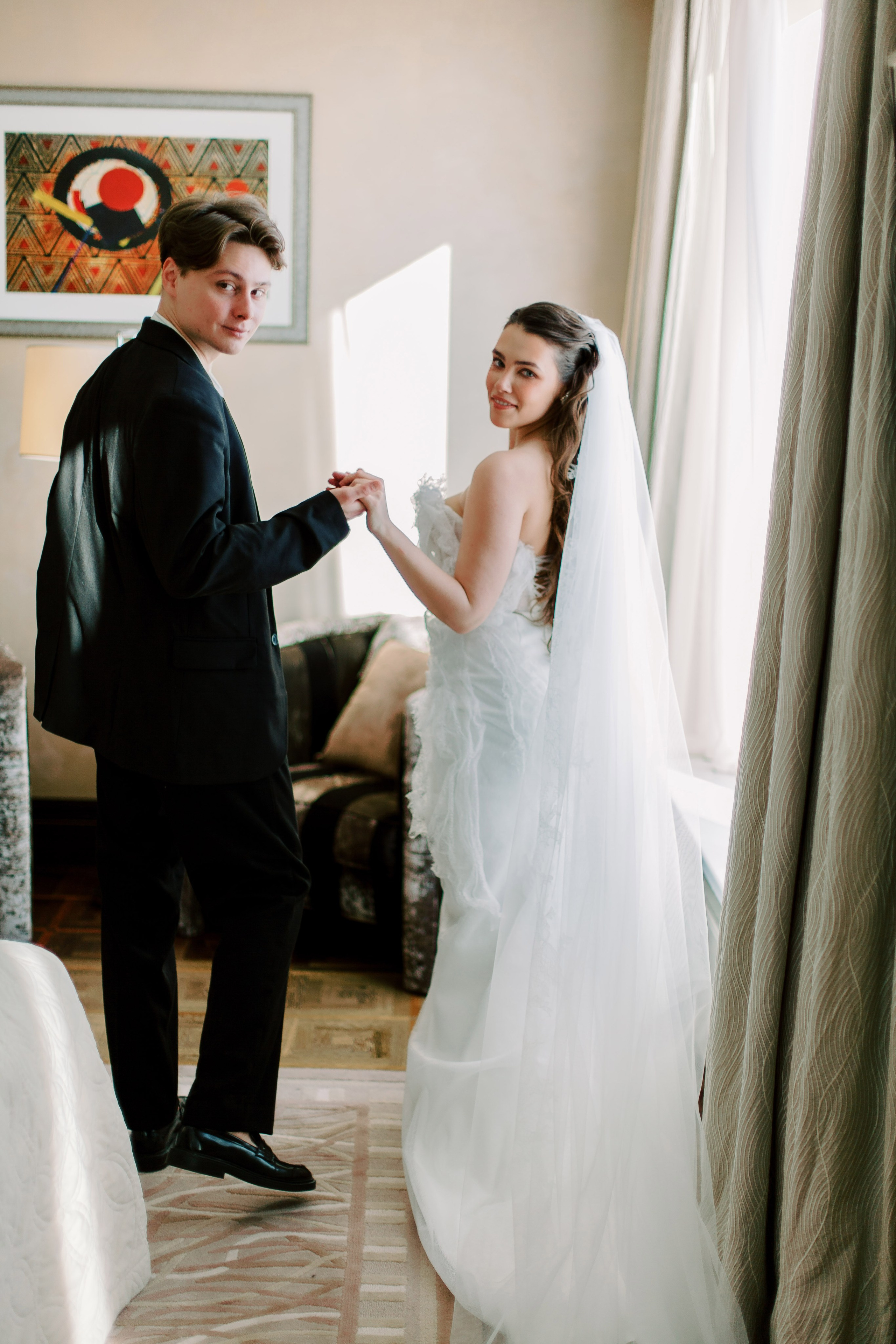 Свадебная фотосессия в Hotel Continental Москва