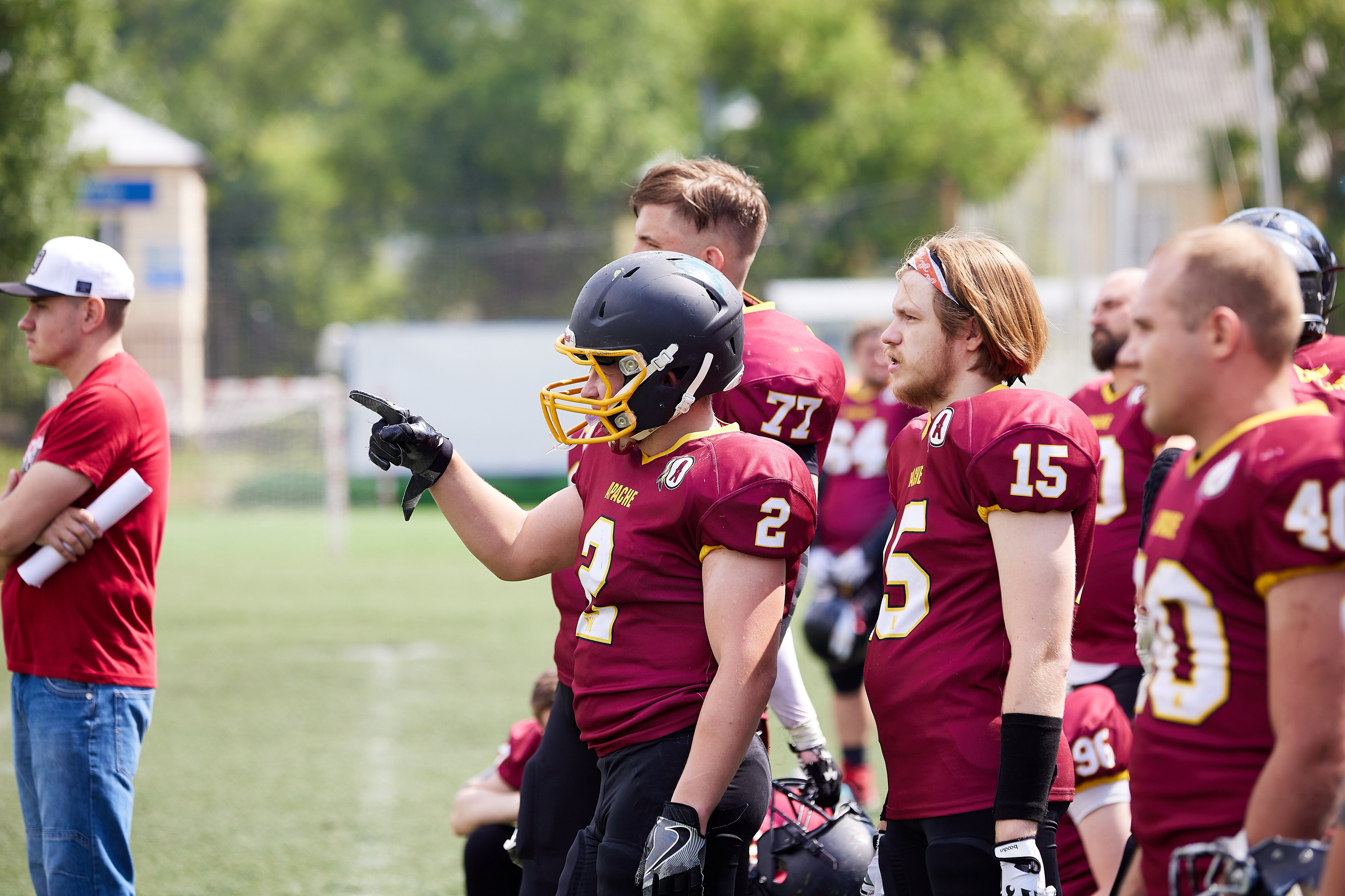 Американский футбол. Матч Чемпионата России — Апачи-Викинги. Светлана Родионова — фотограф спортивный и не только