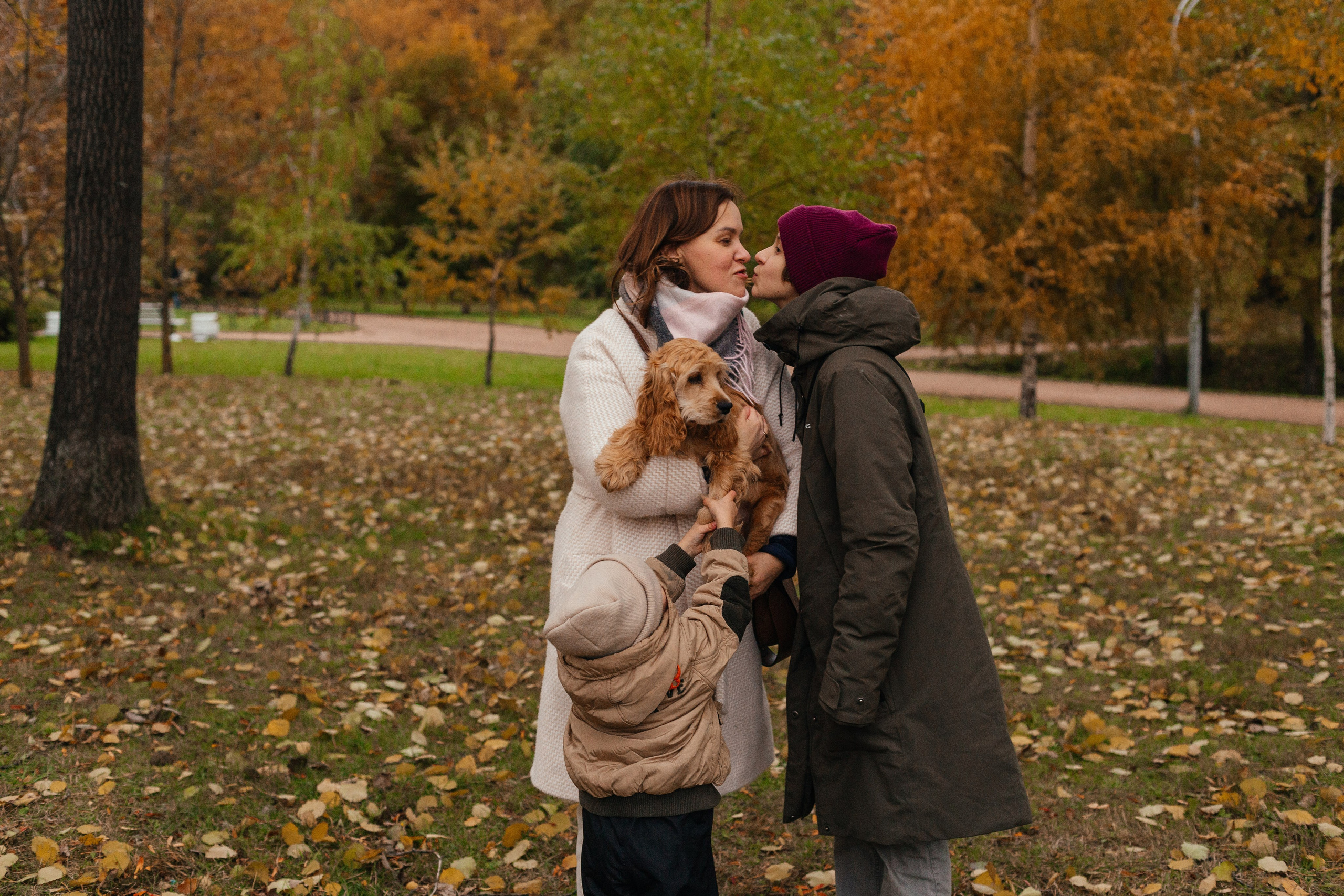 Осенняя семейная прогулка. Семейный фотограф Любовь Саркеева