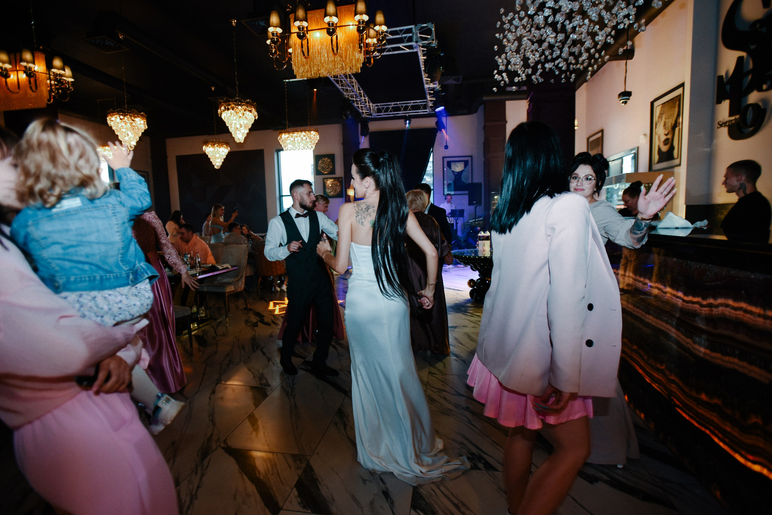 Виктор и Ангелина Банкет на 100 гостей Ресторан Segreto. Фотограф Лола Волна, город Москва