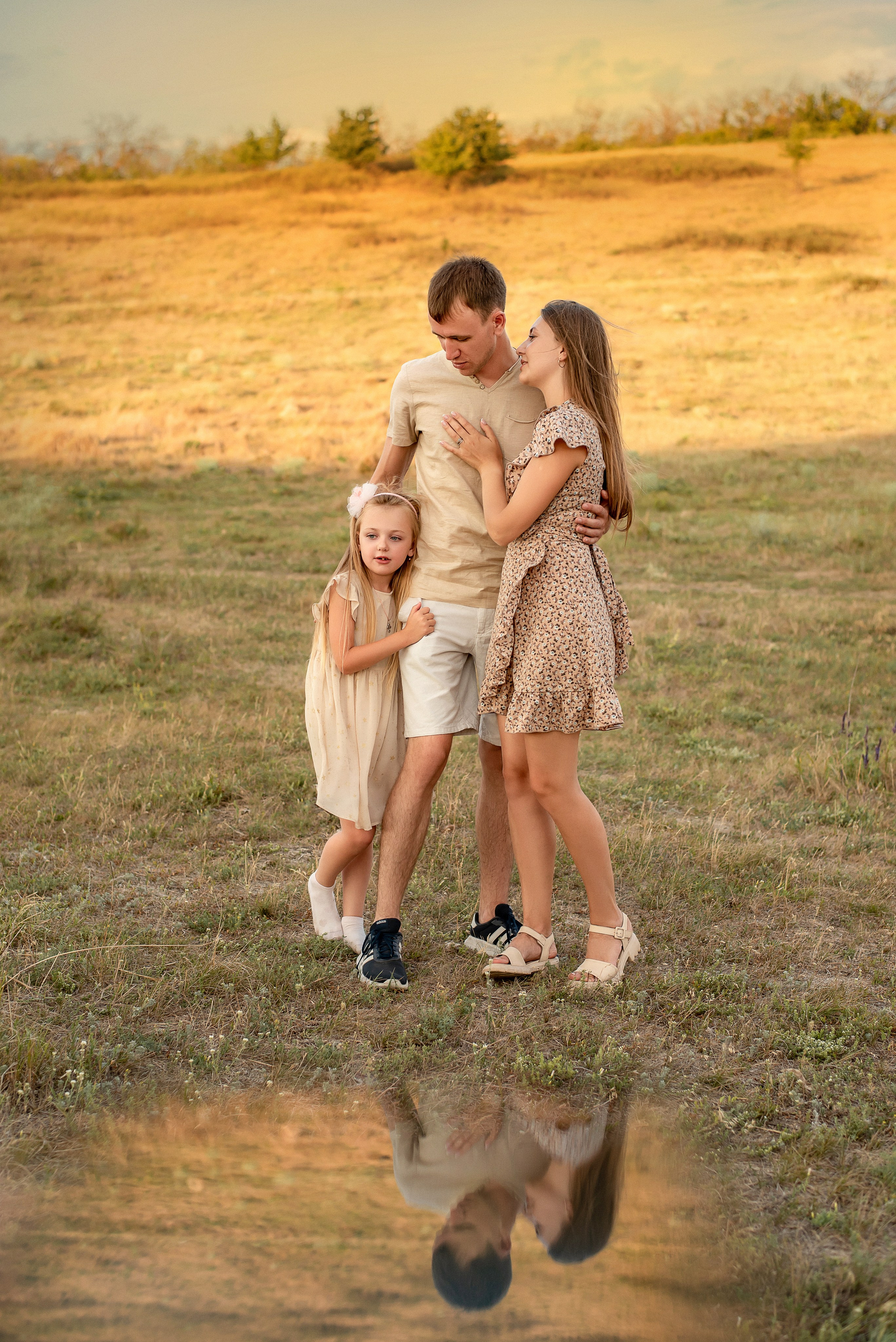 Семейная съемка на поляне 07.2024. Семейный и детский фотограф Наталья Горда