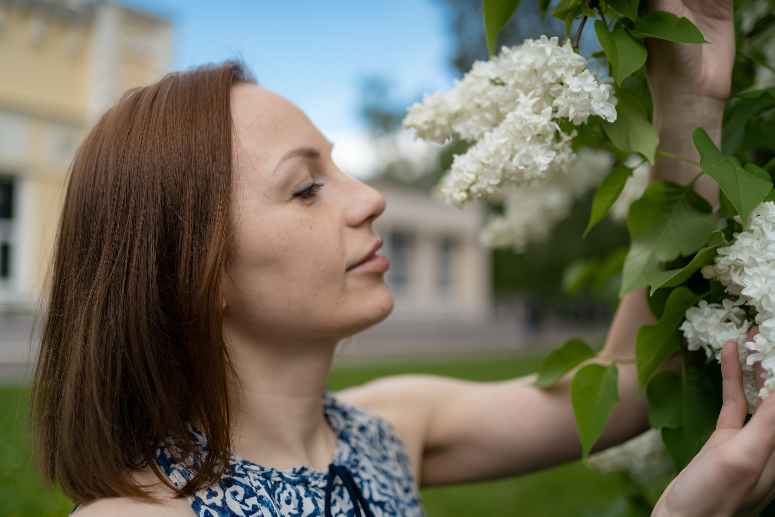 Софья с семьёй на ВДНХ. Семейный фотограф Варвара Сорока в городе Москве