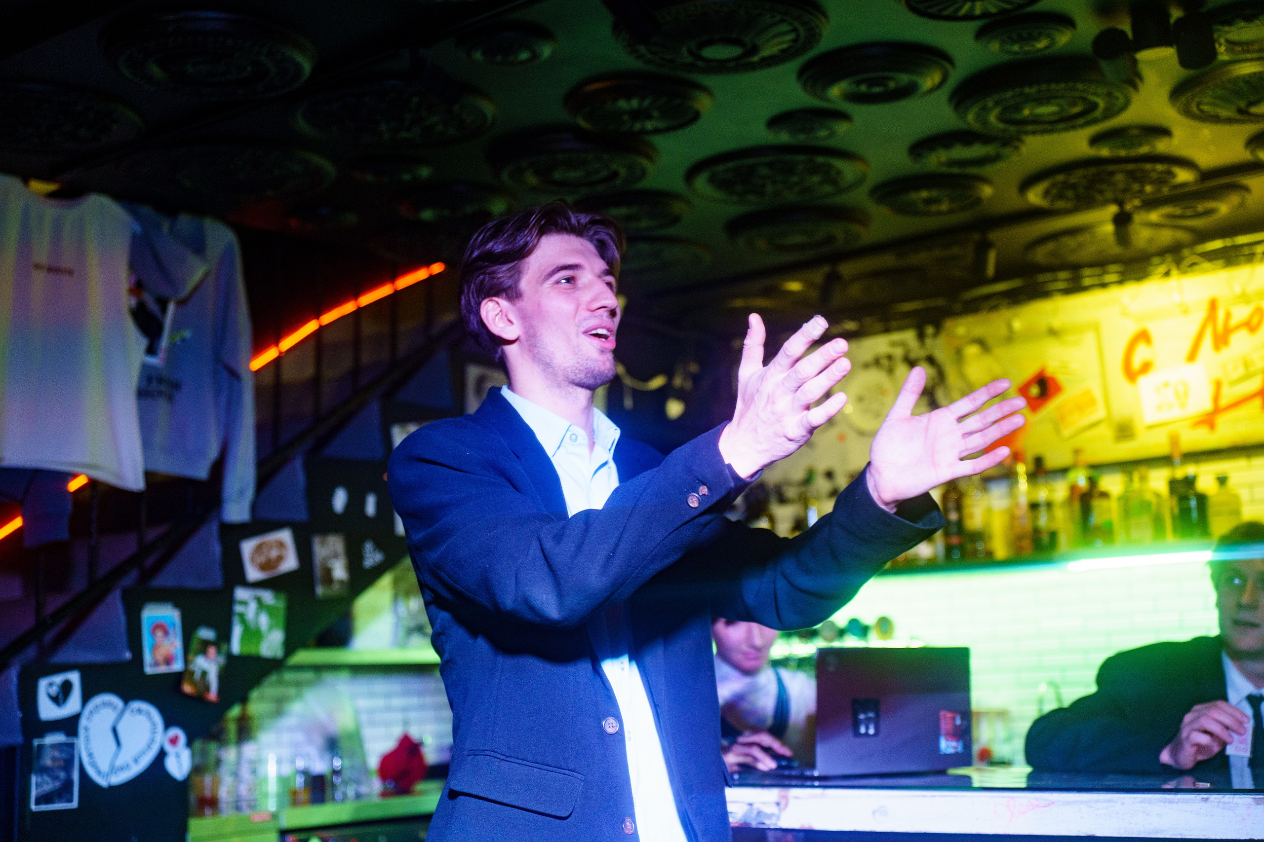 Проект «Поэзия за Углом». Театральная постановка. Бар разбитых сердец. Концертный и репортажный фотограф в Санкт-Петербурге Слава Пахомов