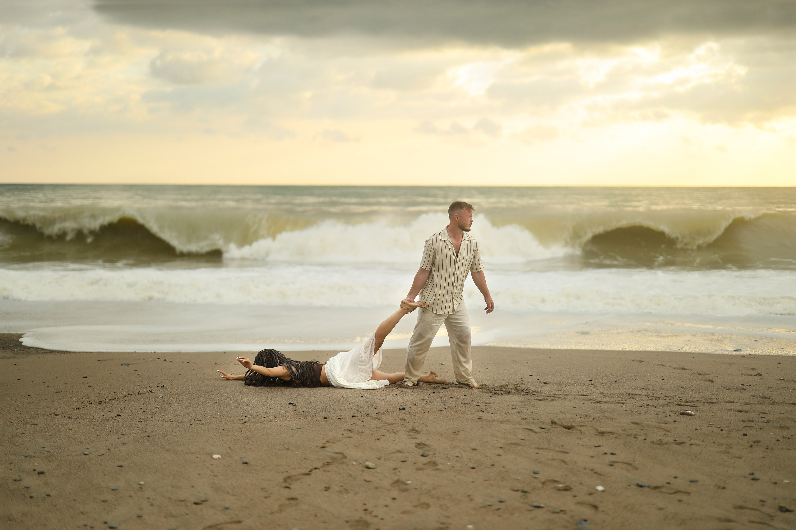 Love story на пляже Абхазии. Свадебный и семейный фотограф в Абхазии Жанна Соснина