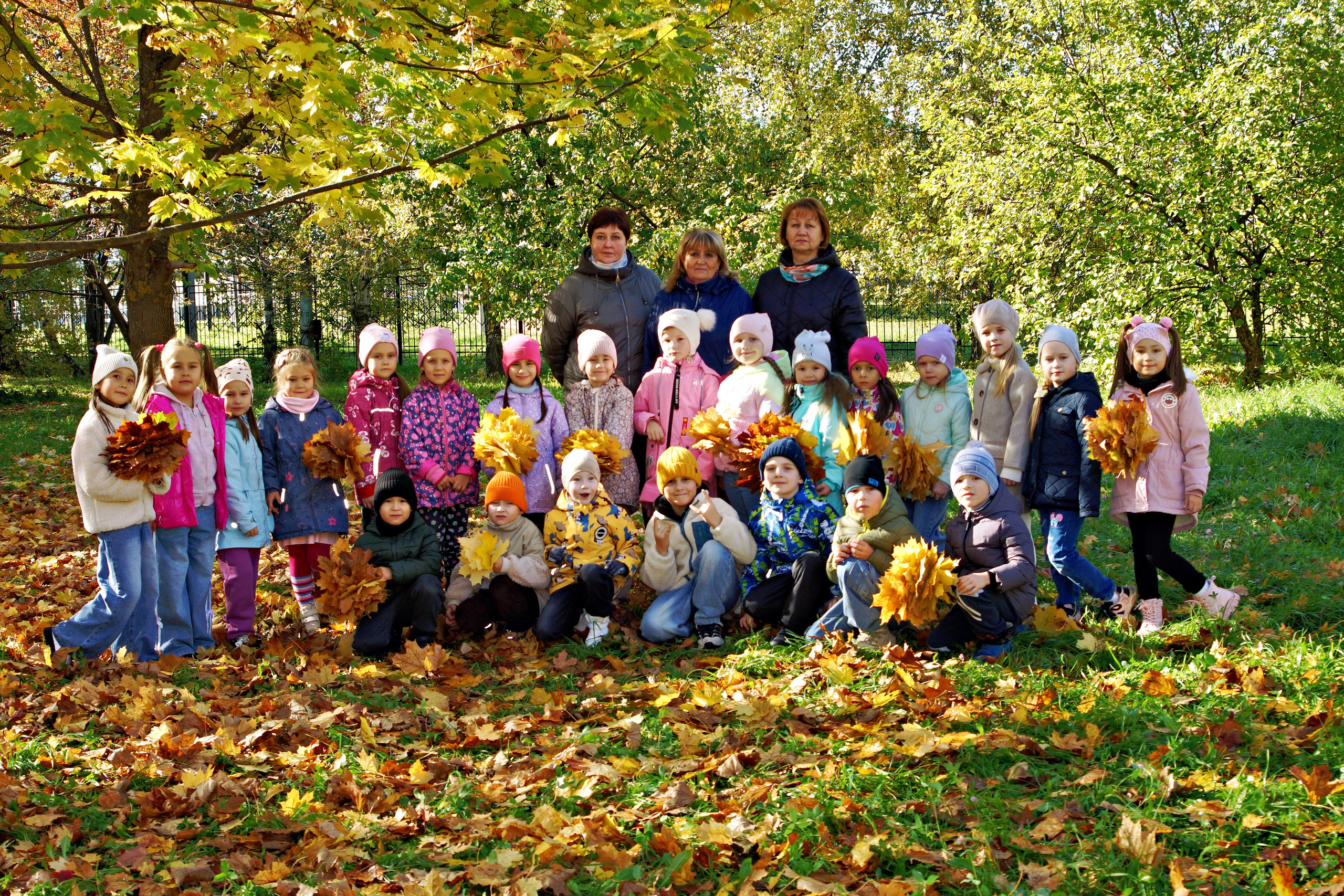 Осенняя фотосессия в детском саду г. Йошкар-Ола