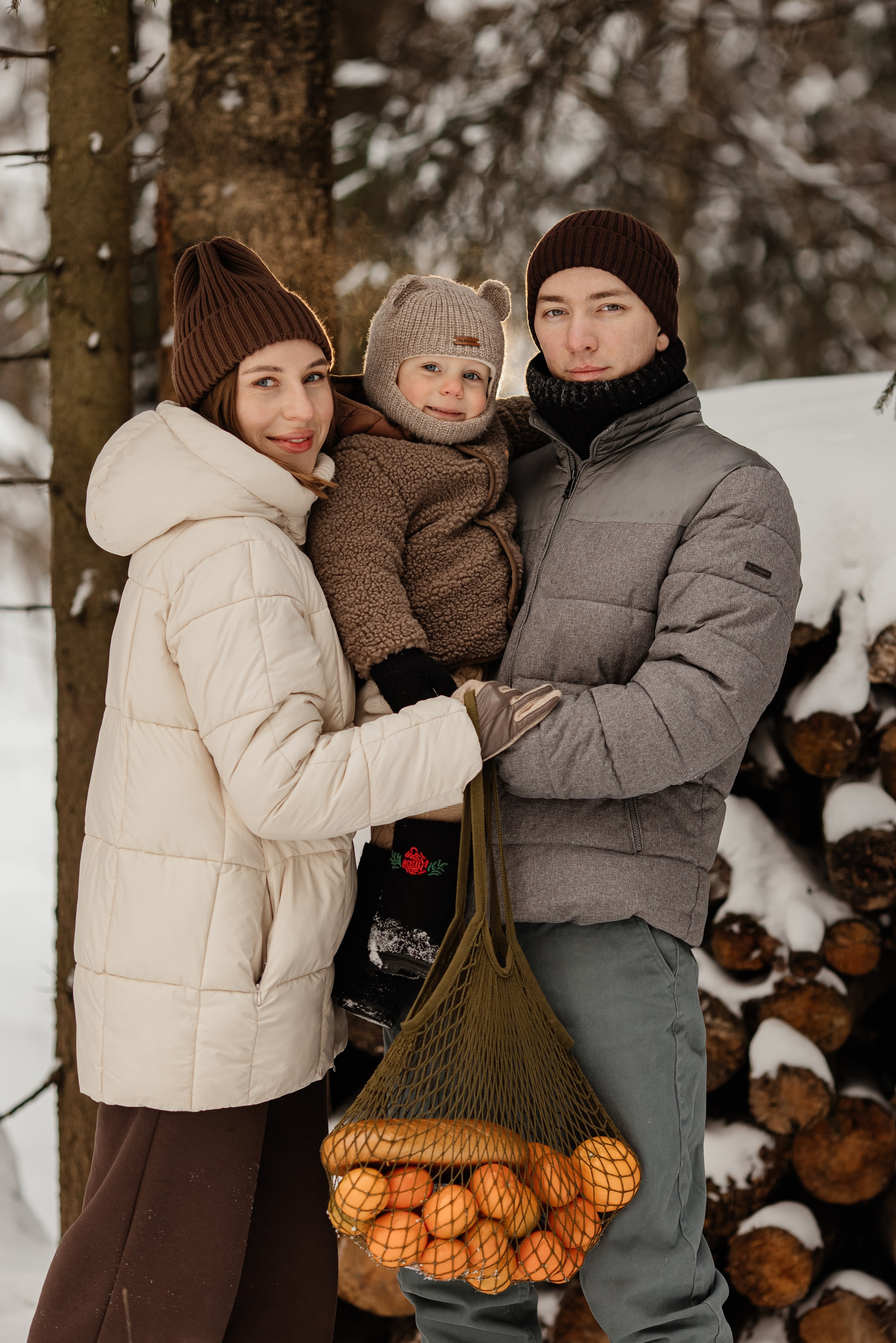 Зимние семейние фотосессии в лесу. Анна Блохина Фотограф Звенигород Одинцово Истра Красногорск Москва