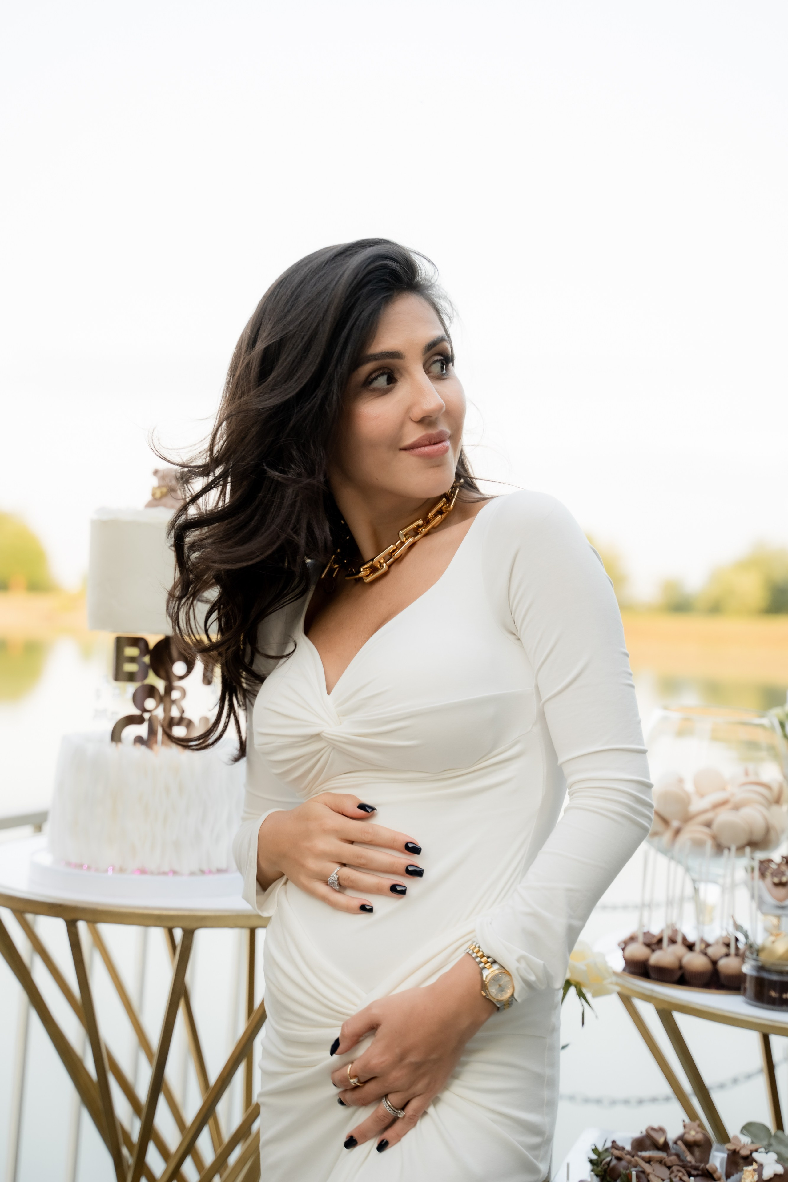 Семейная фотосессия гендер пати день рождения. Портретный и свадебный фотограф Алла Карени Москва