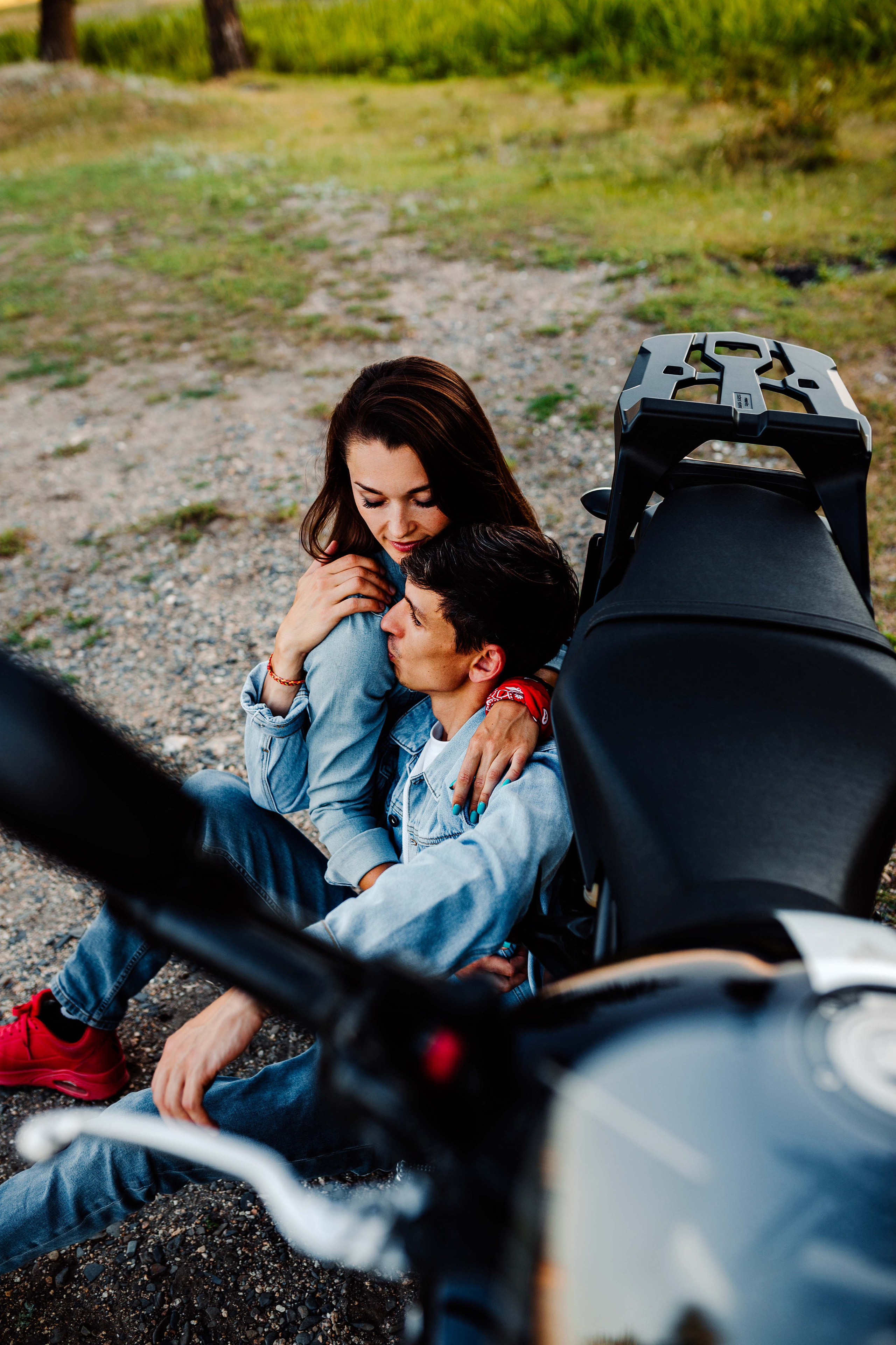 Love Story на байке: классная серия для Анны и Александра. Семейный и индивидуальный фотограф в Санкт-Петербурге Маргарита Щипкова