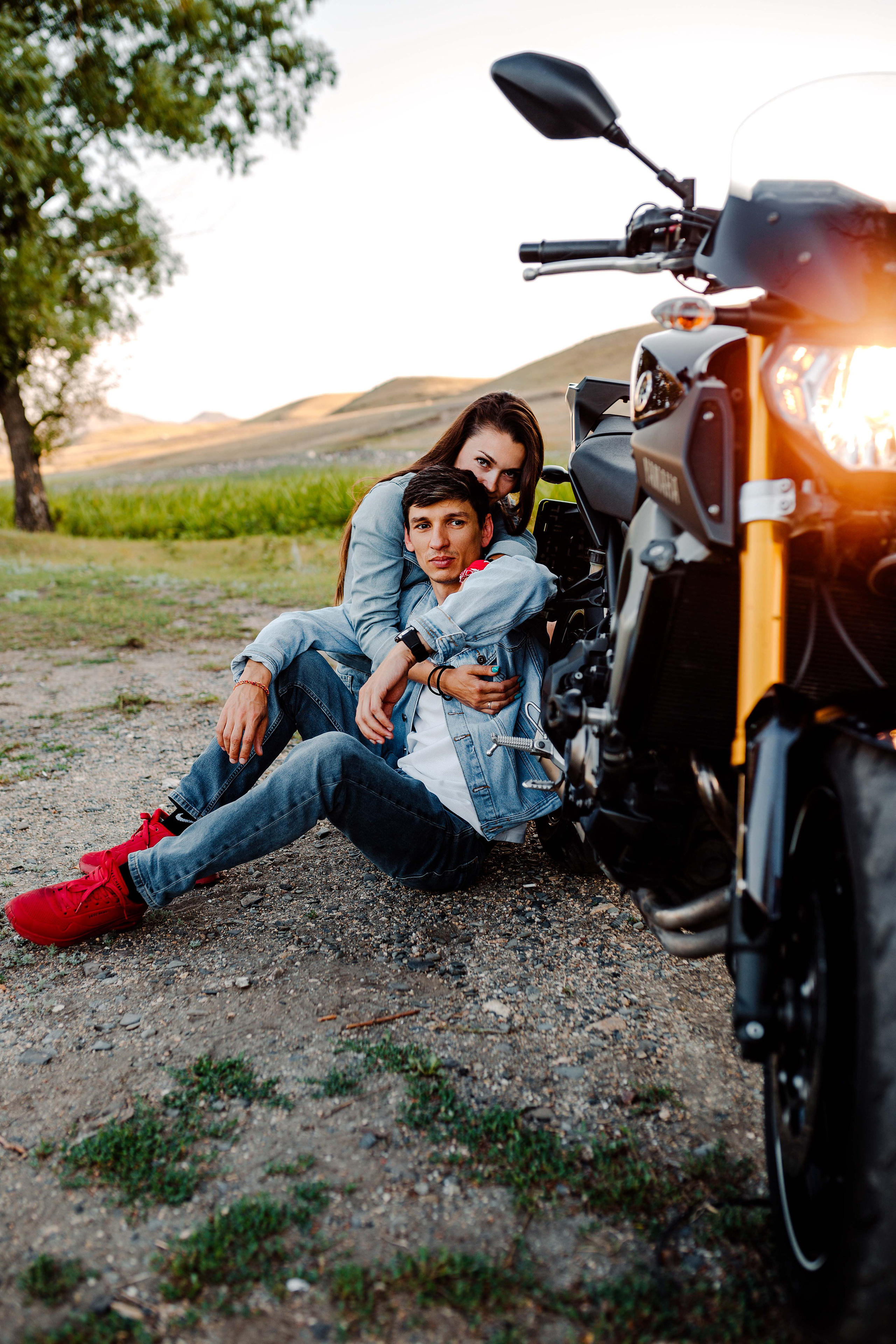 Love Story на байке: классная серия для Анны и Александра. Семейный и индивидуальный фотограф в Санкт-Петербурге Маргарита Щипкова