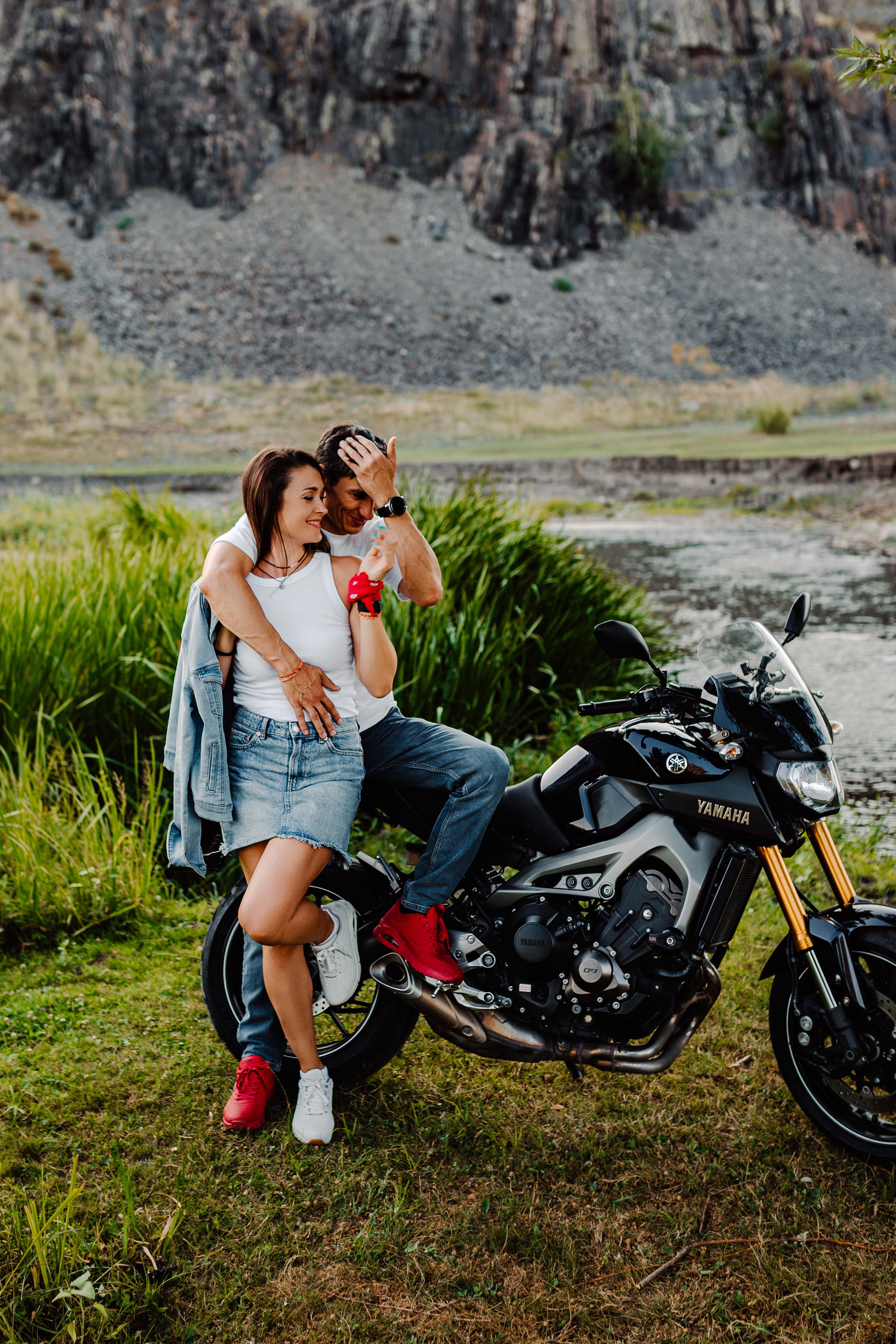 Love Story на байке: классная серия для Анны и Александра. Семейный и индивидуальный фотограф в Санкт-Петербурге Маргарита Щипкова