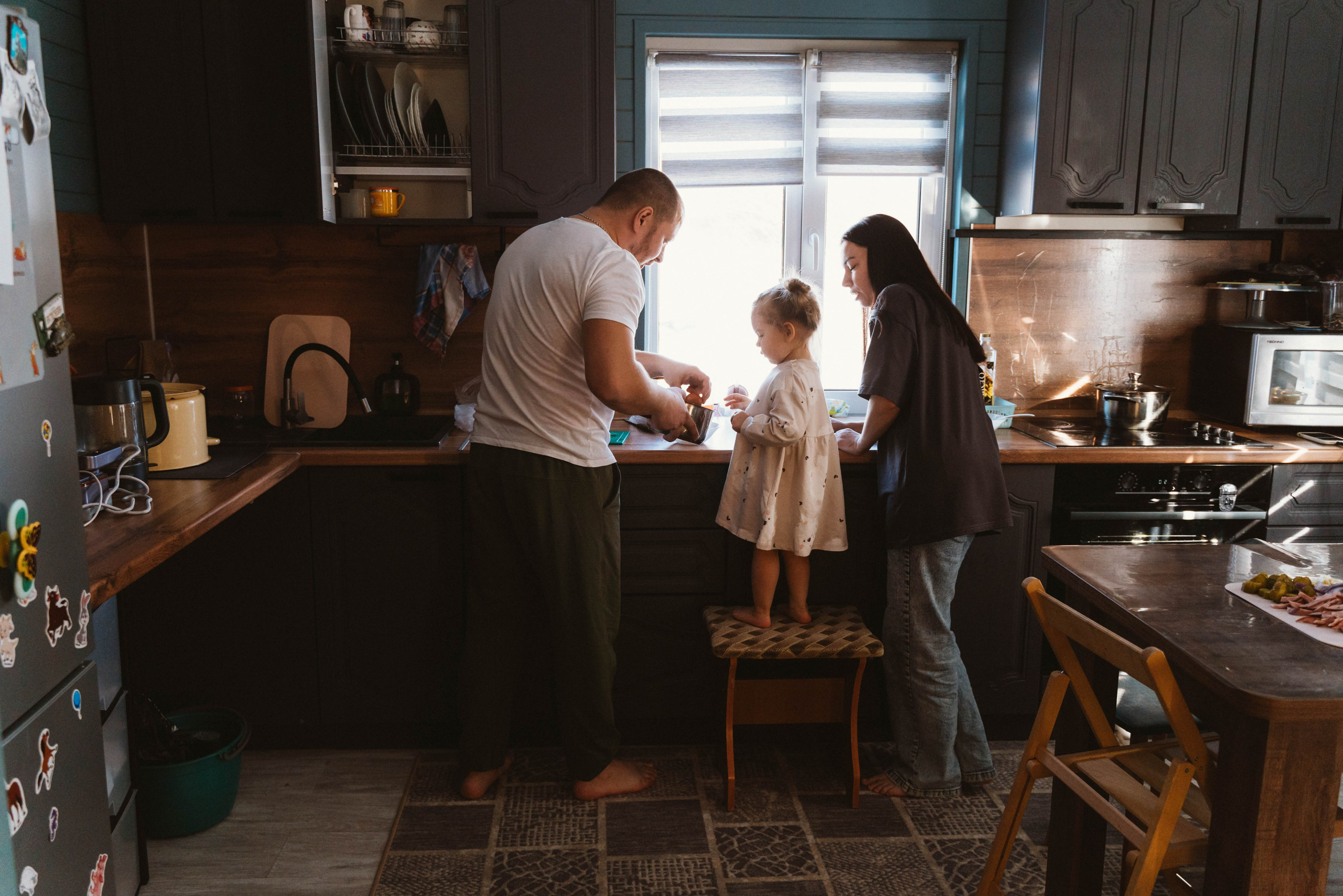 Артем Настя и Манюнька. Семейный фотограф в Москве Алёна Шестунова