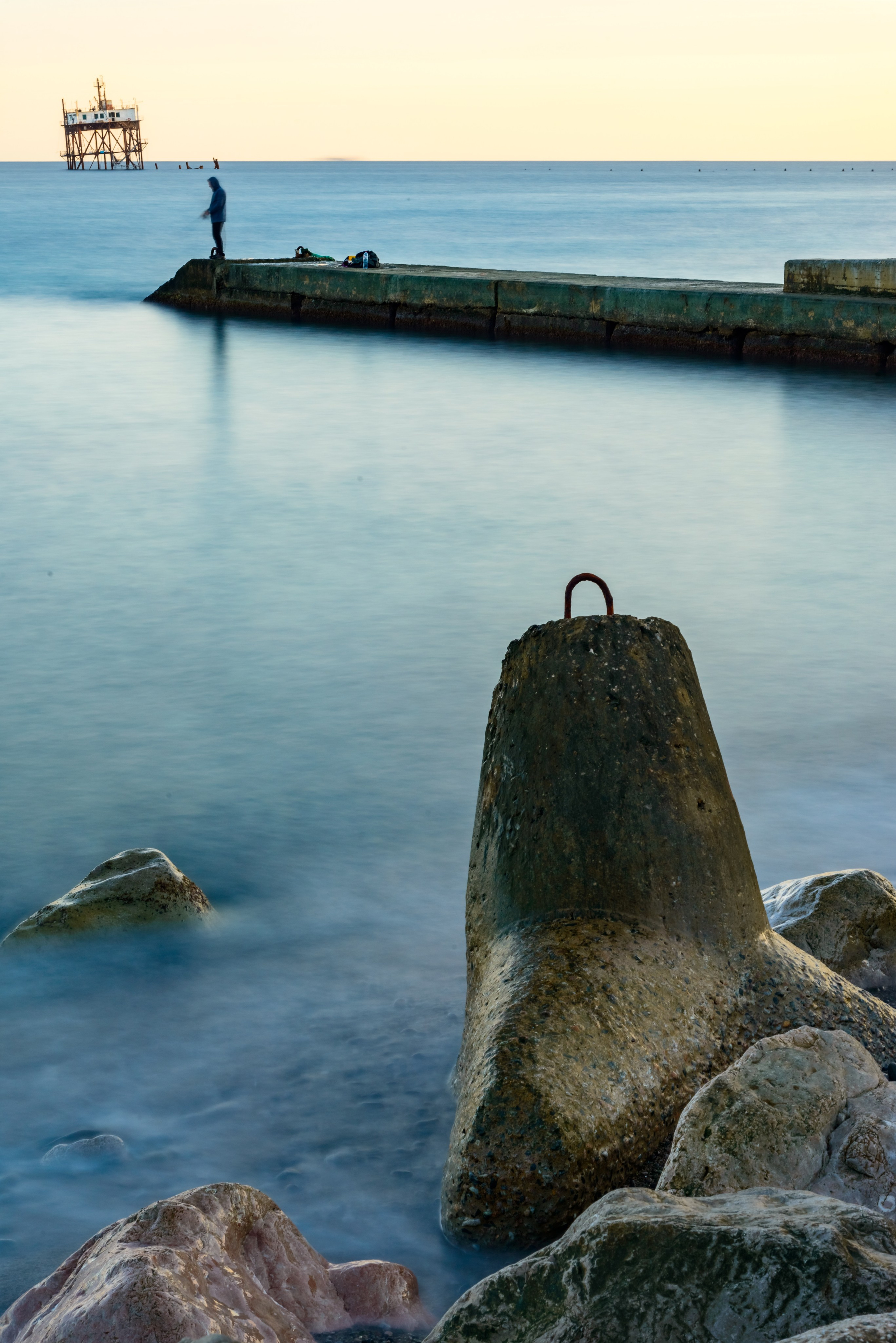 Кацивели. Первая океанографическая платфома.