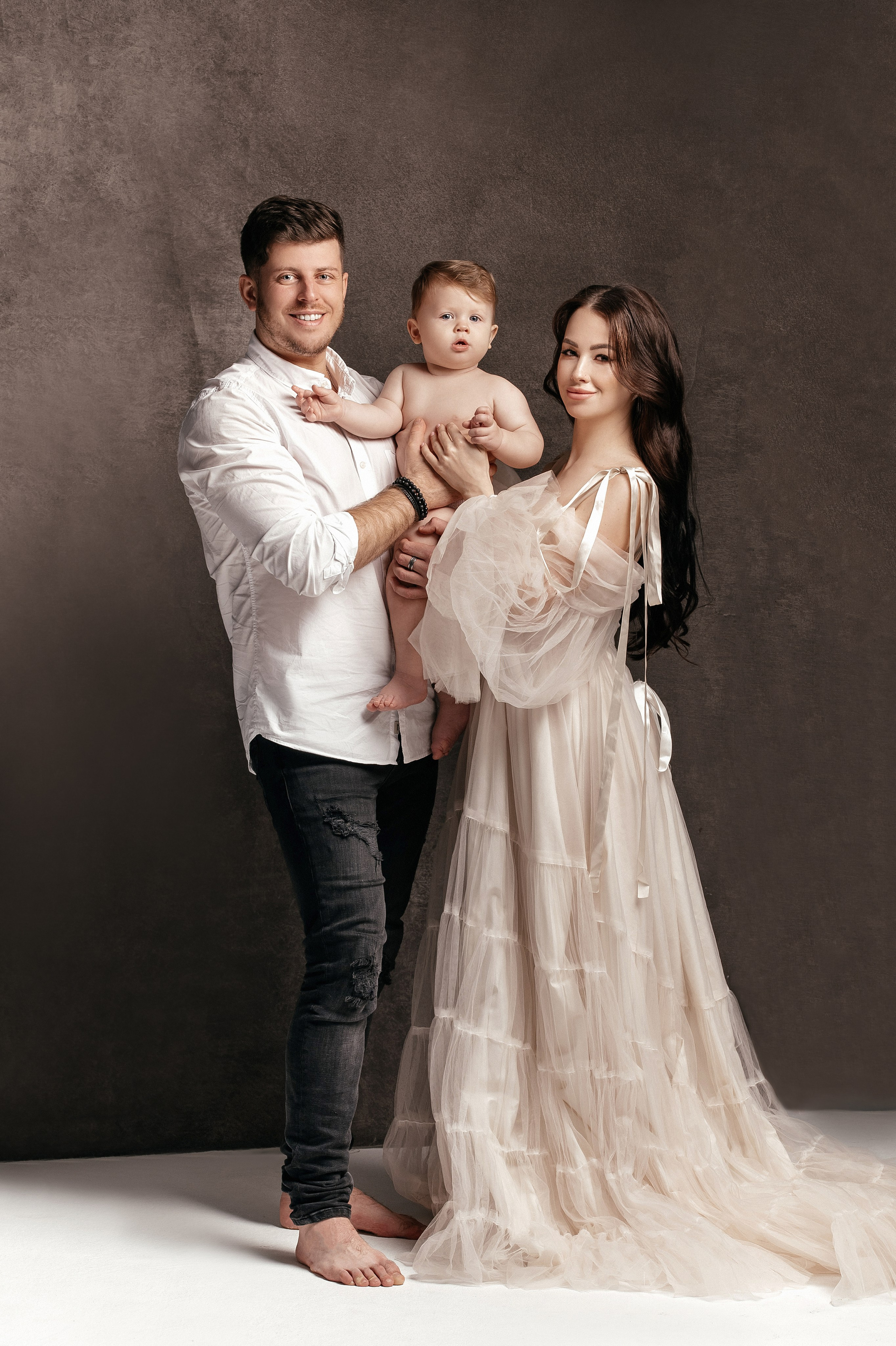 Стас, Анастасия и маленький Марк. Свадебный и студийный фотограф Ирина Котикова