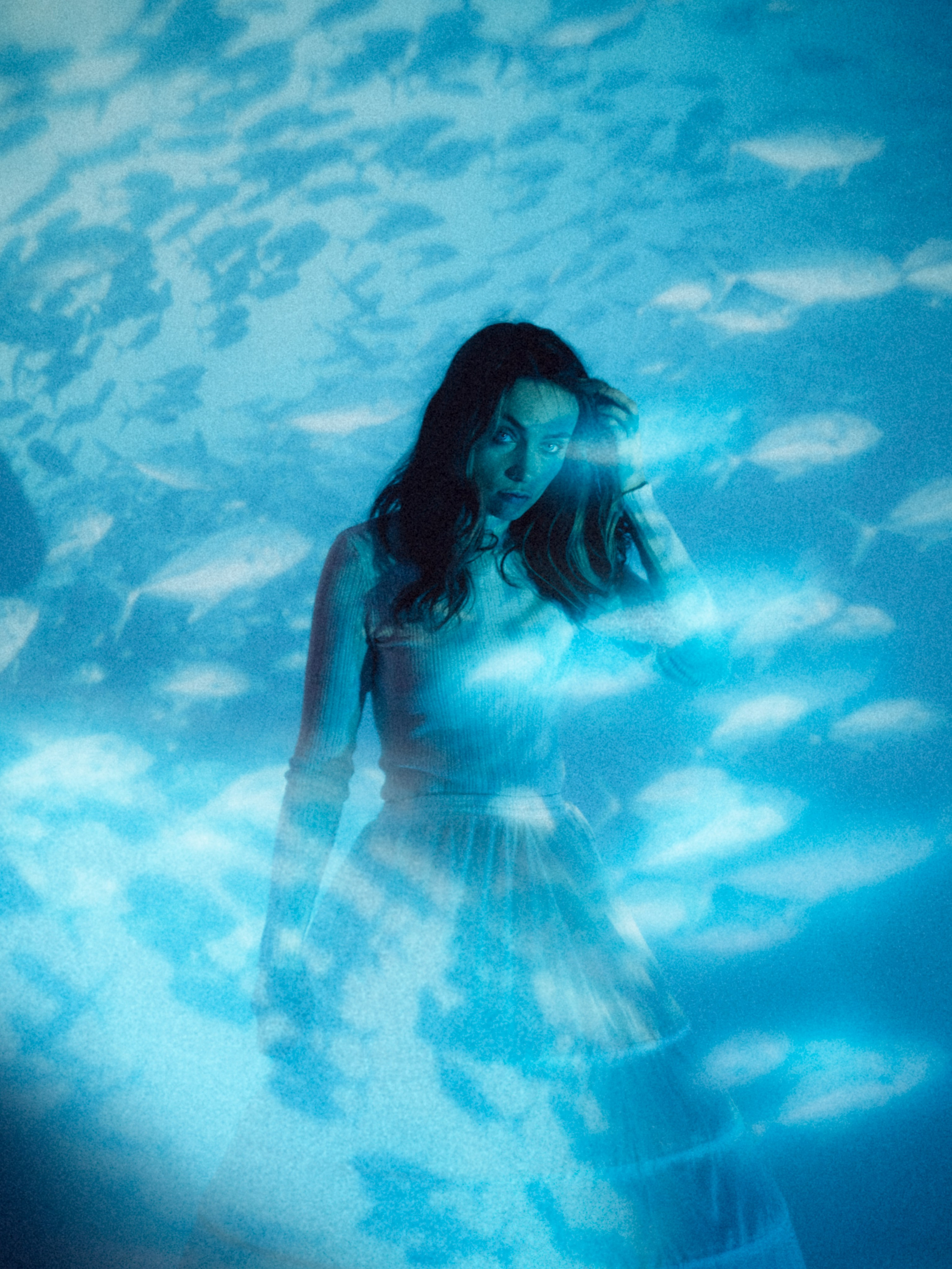 Портретная фотосессия с проектором в студии в Санкт-Петербурге. Светлана Гопанюк. Портретный фотограф. Санкт-Петербург. СПб