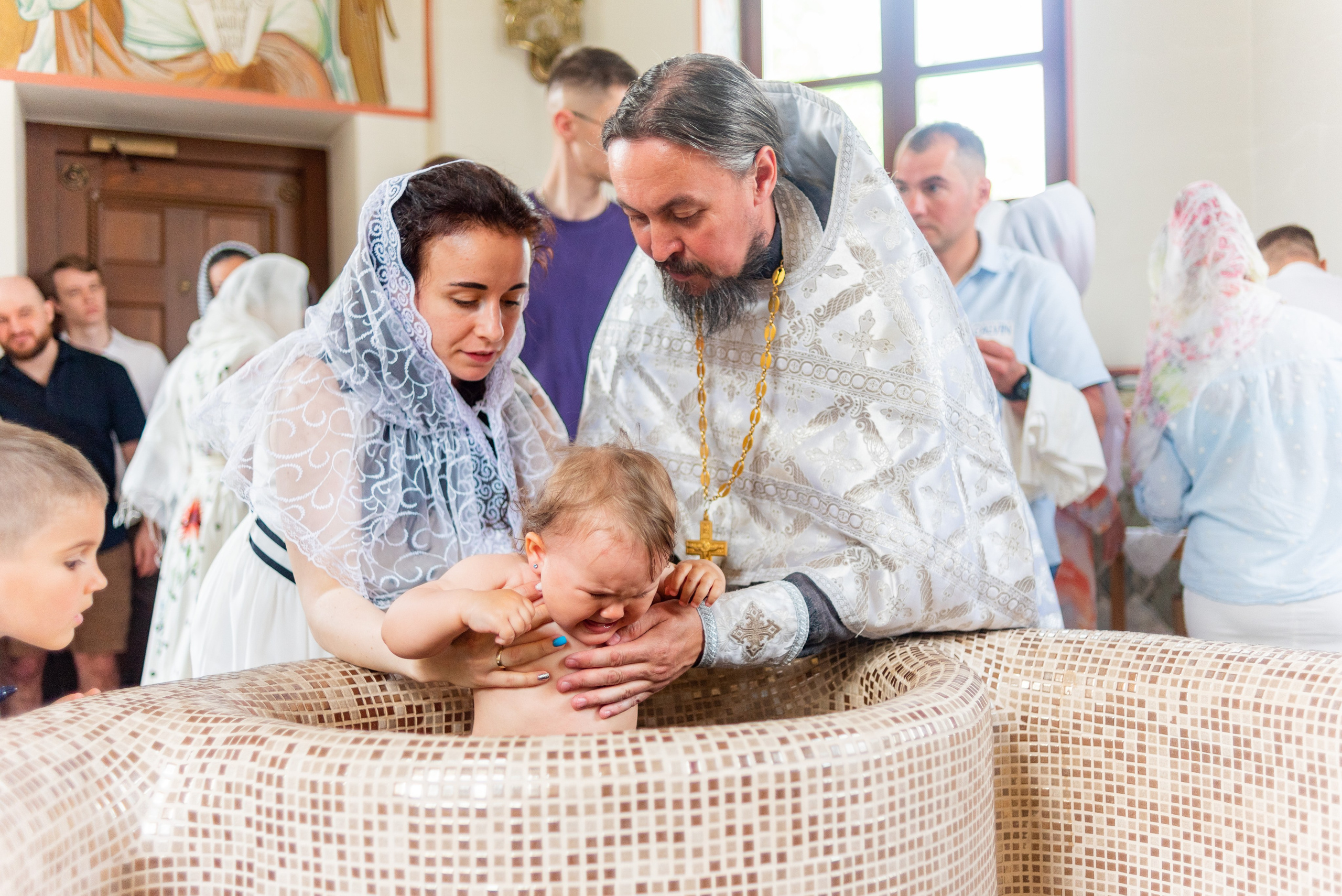 Крещение Ники. Фотограф Юлия Попова