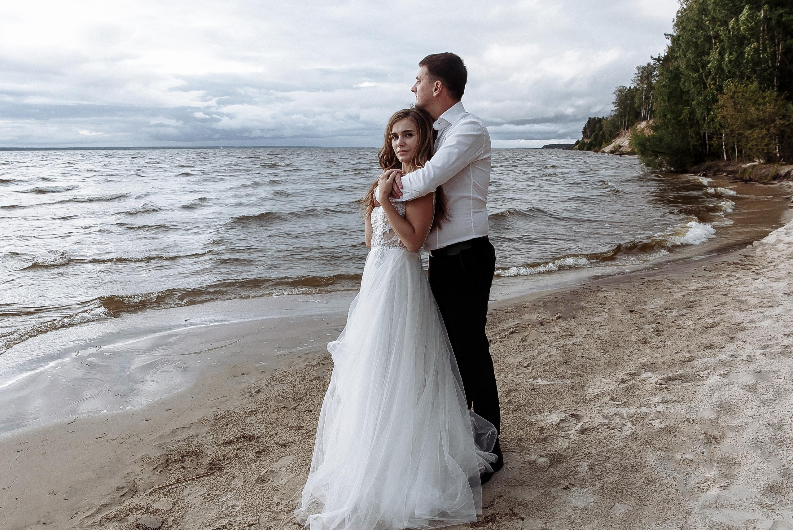 Свадебное love story на горе-море. Свадебный и портретный фотограф в Нижнем Новгороде и Нижегородской обл