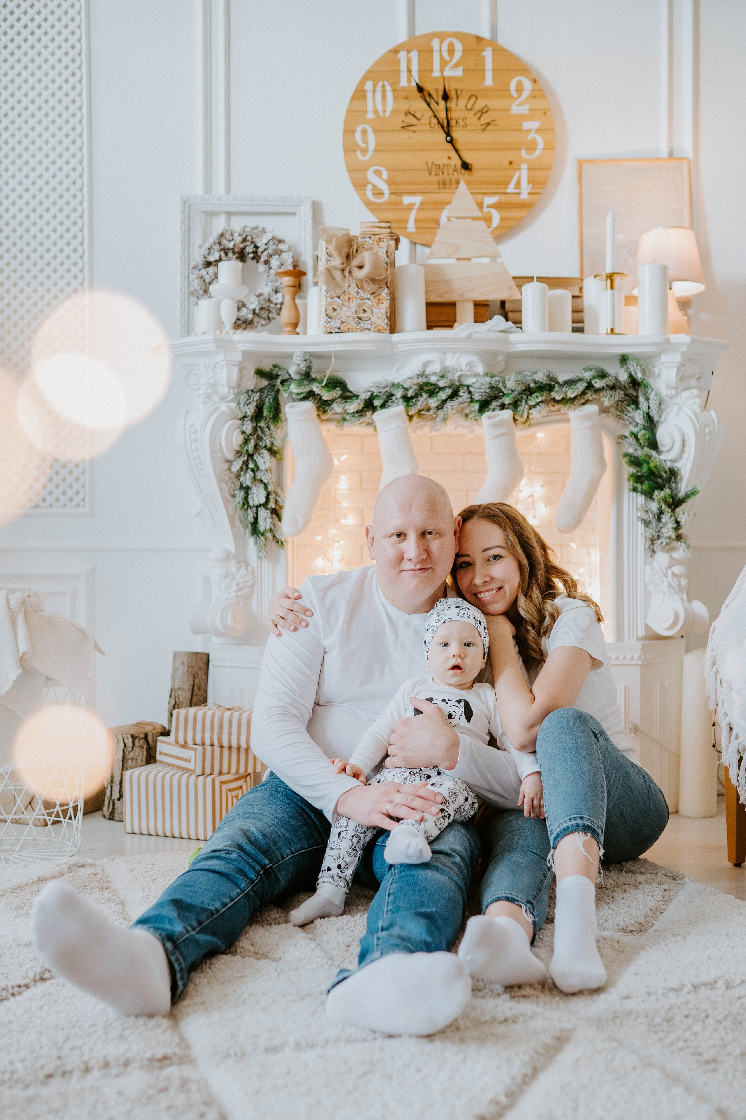 Новогодняя Елена, Степан и Тёмочка. Семейный и детский фотограф в Ростове-на-Дону Екатерина Шевченко