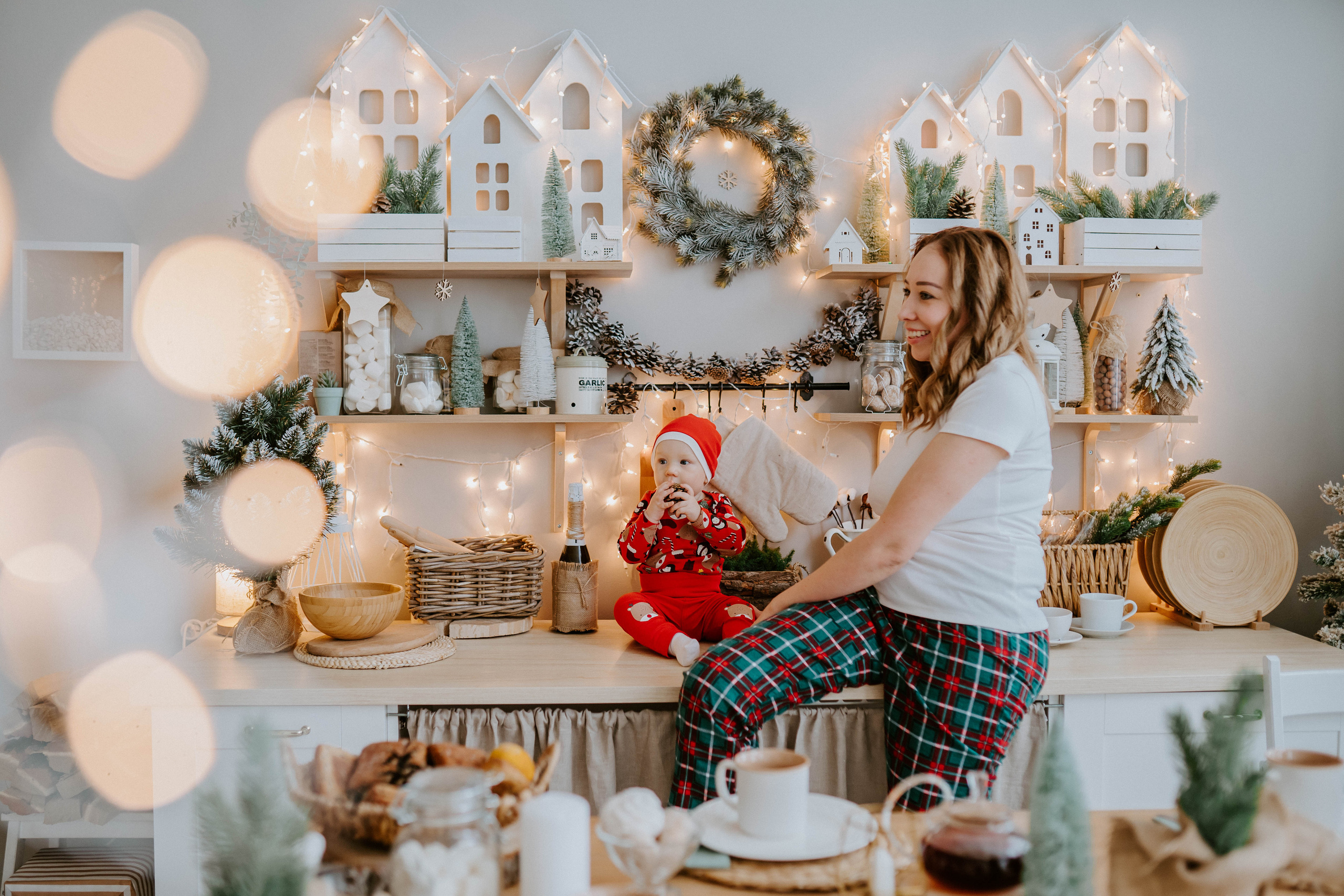Новогодняя Елена, Степан и Тёмочка. Семейный и детский фотограф в Ростове-на-Дону Екатерина Шевченко