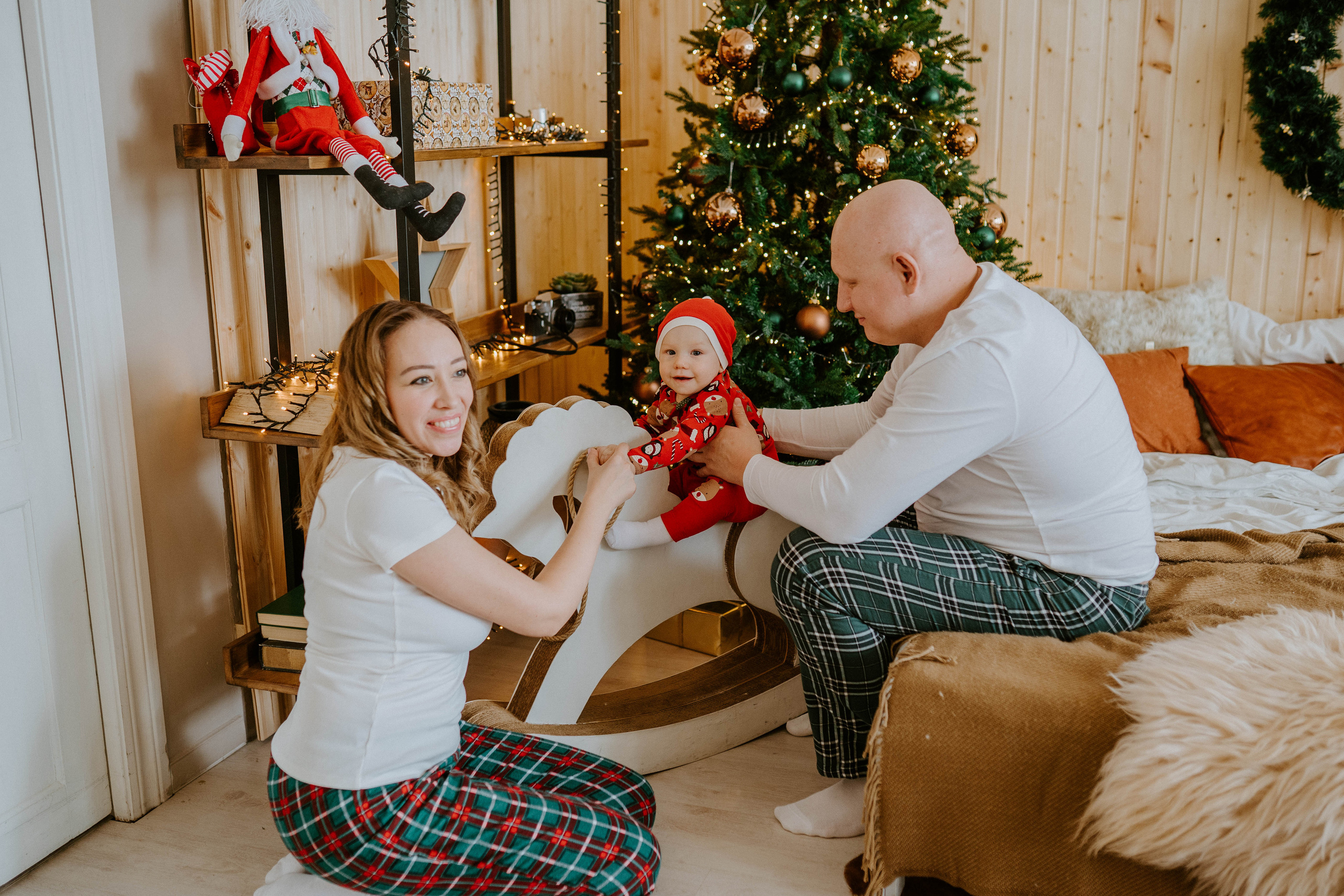 Новогодняя Елена, Степан и Тёмочка. Семейный и детский фотограф в Ростове-на-Дону Екатерина Шевченко