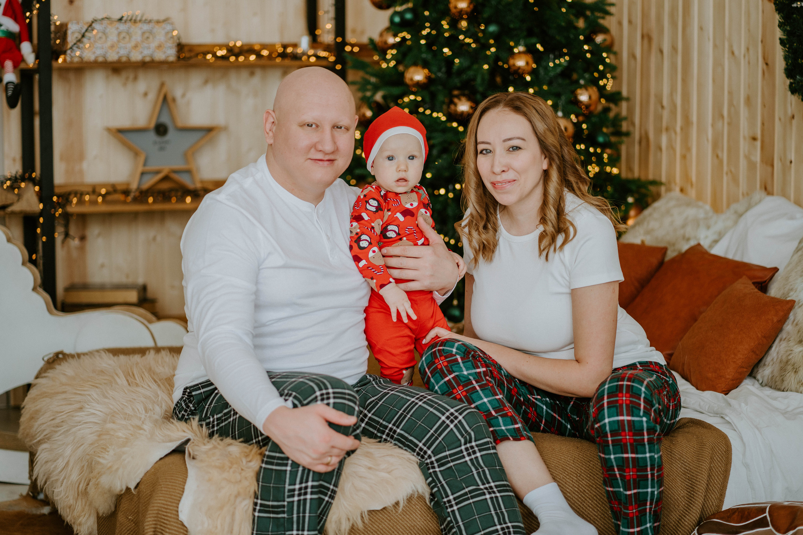 Новогодняя Елена, Степан и Тёмочка. Семейный и детский фотограф в Ростове-на-Дону Екатерина Шевченко