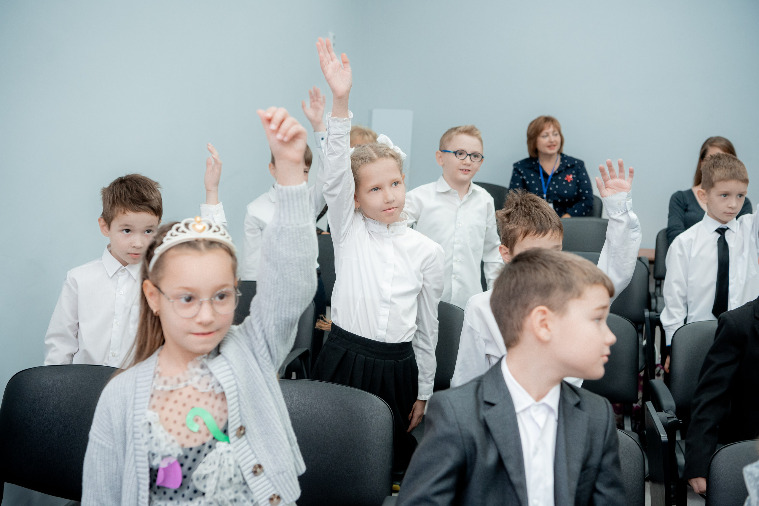 Открытый урок первоклашек в Школе. Фотограф в Волгограде и Волжском Александр Горбань