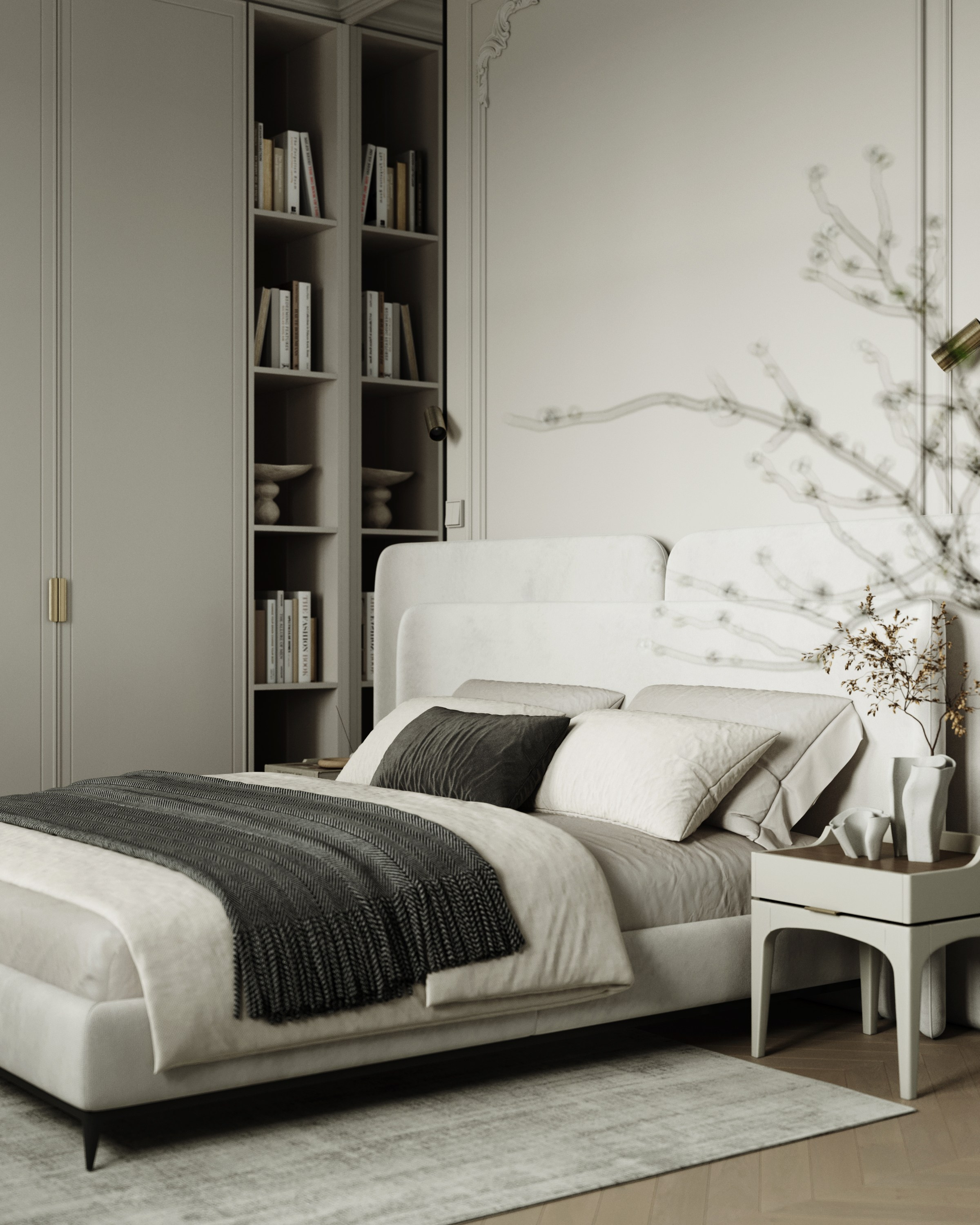 Квартира для молодой семьи. Создание 3д визуализаций. Анимированное видео. Сборка сцен