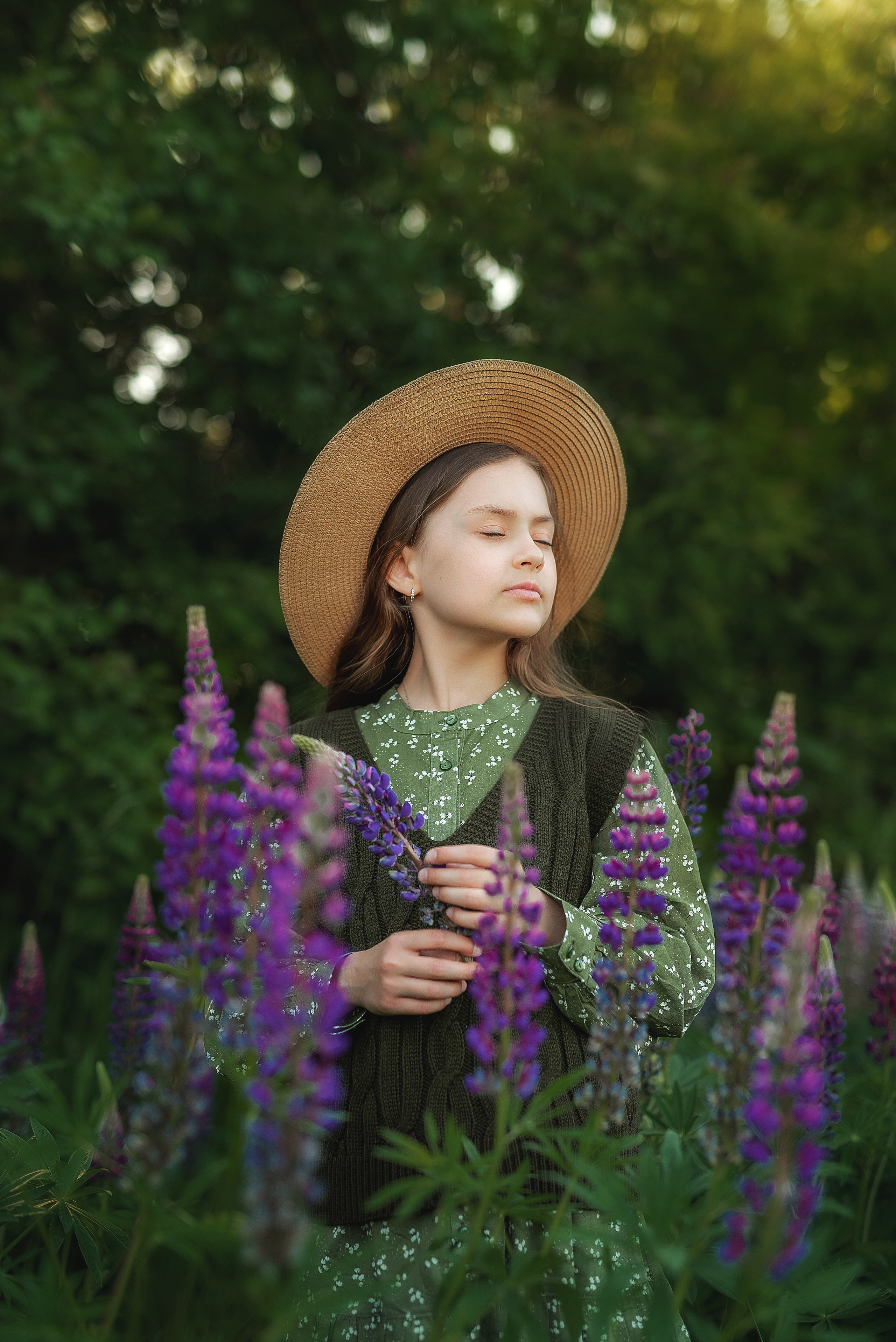 Фотосессия в люпинах. Семейный, детский фотограф в Воронеже Анна Никитина