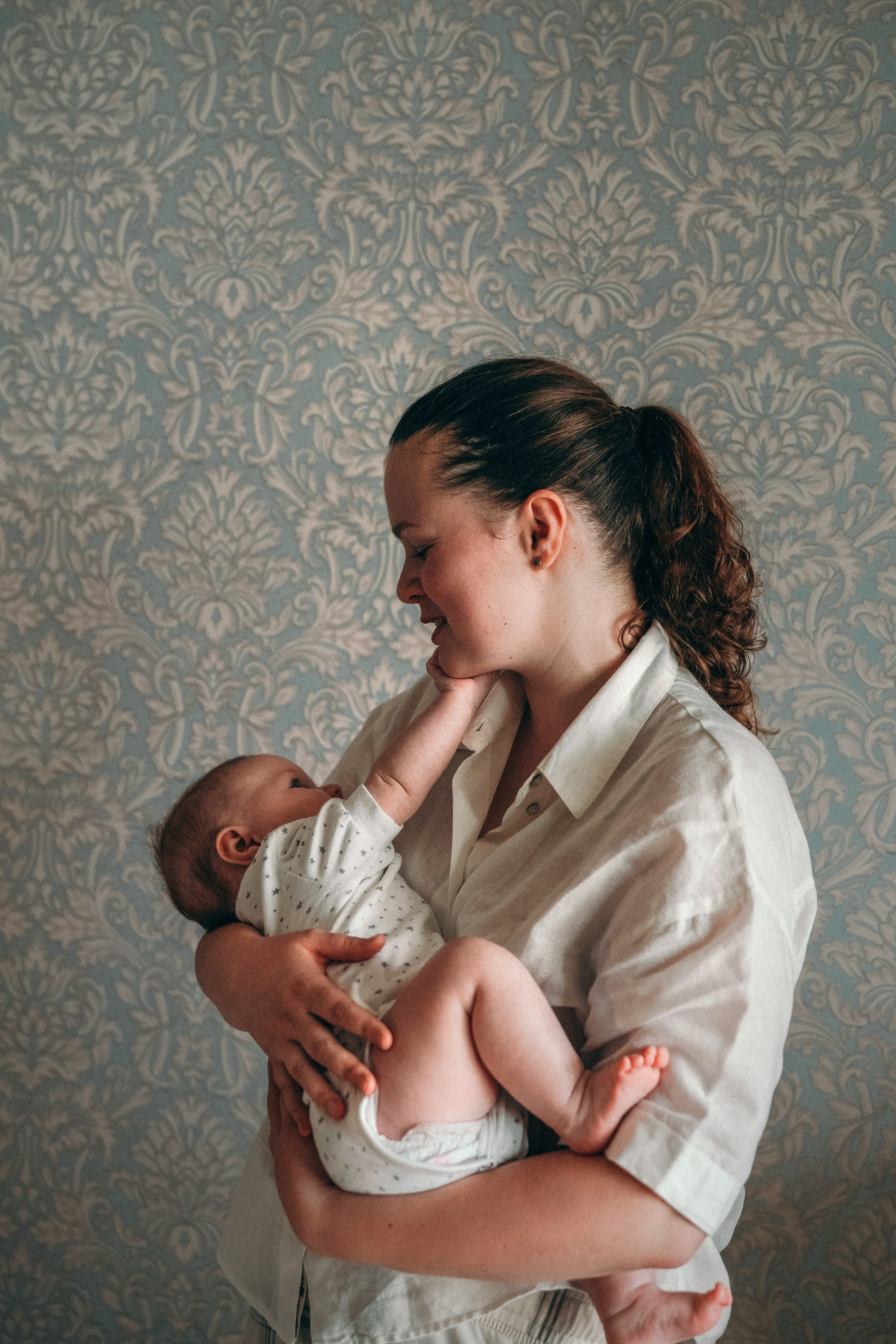 Домашняя фотосессия Ирины и Киры. Детский, семейный и ньюборн фотограф в Москве Юлия Шуарт
