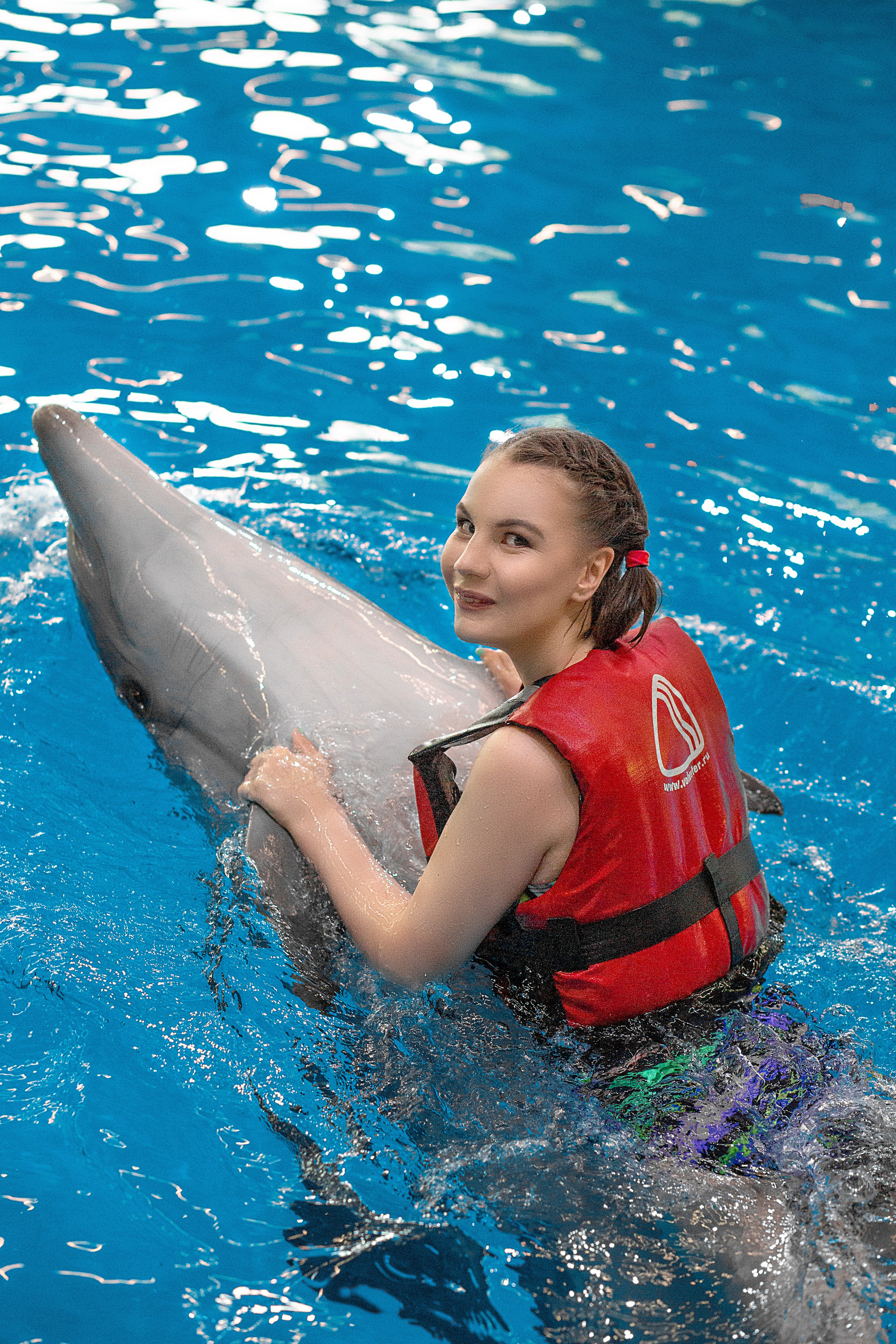 Дарья и дельфины. Фотосессия с лошадьми в Нижнем Новгороде