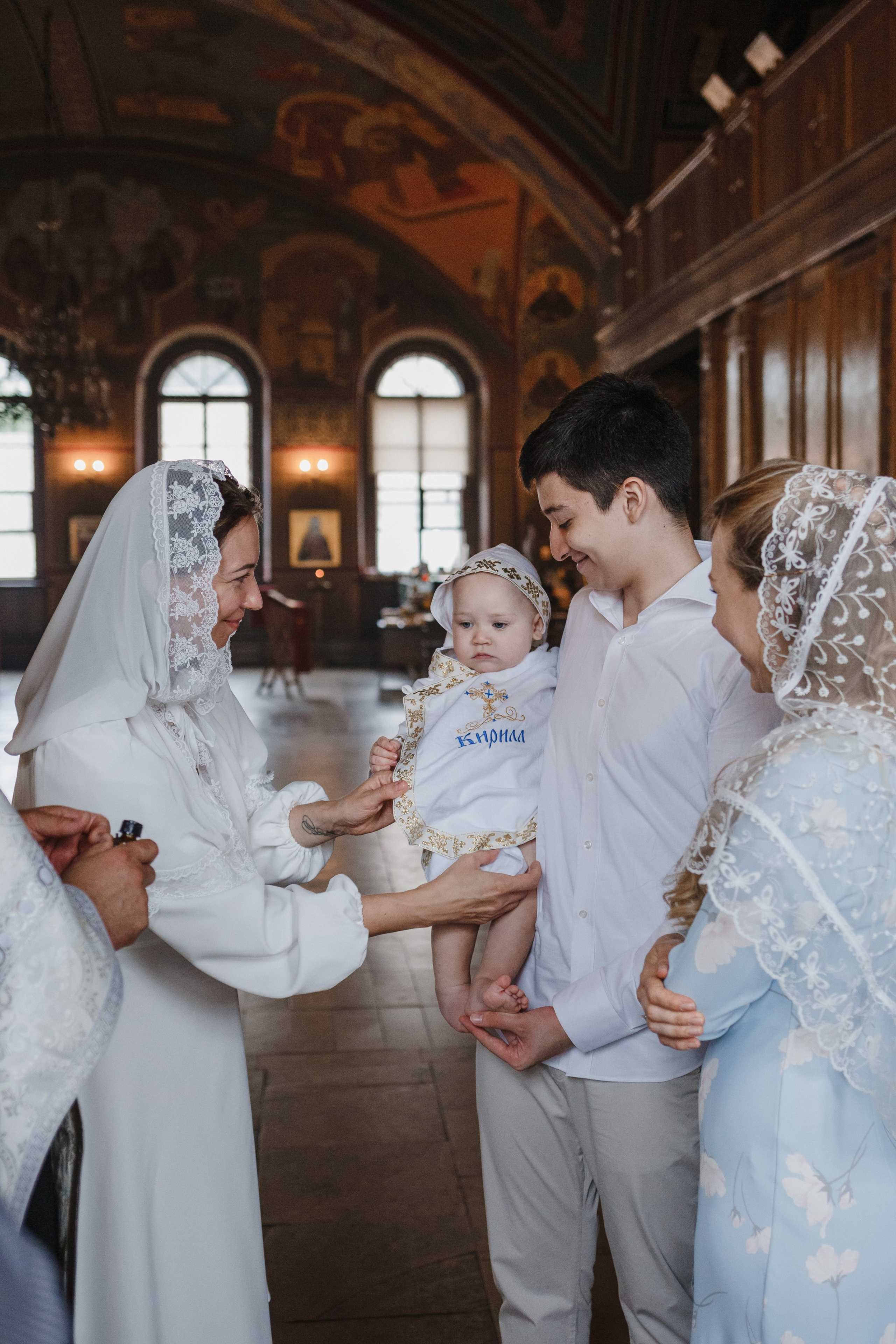 Крещение Кирилла. Семейный фотограф Николаева Ольга