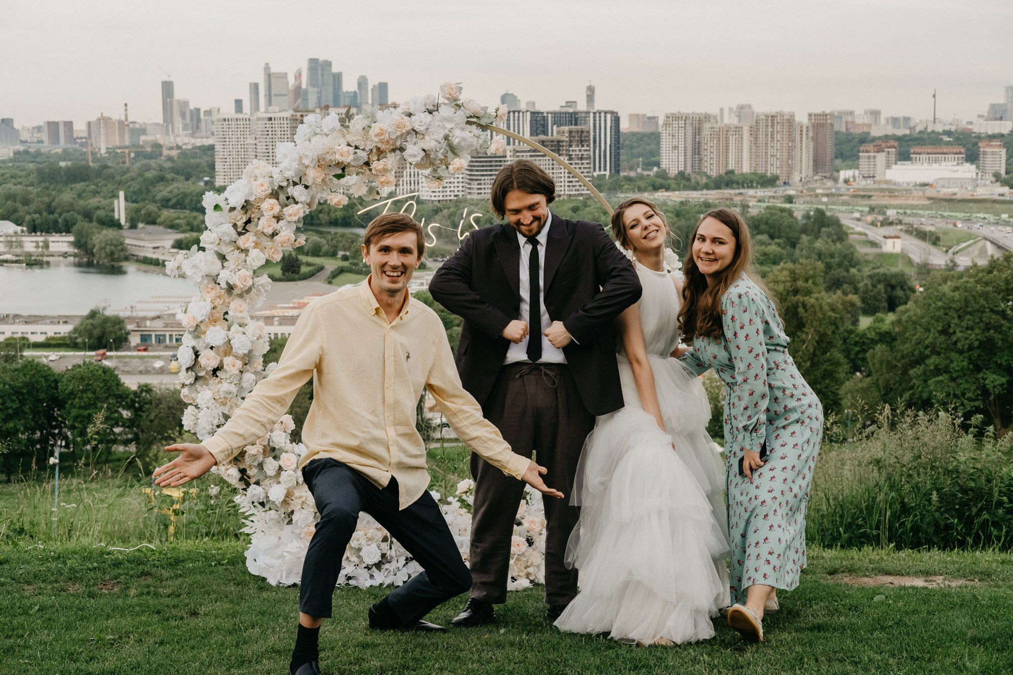 На высоте. Свадебный фотограф Александра Тюлякова