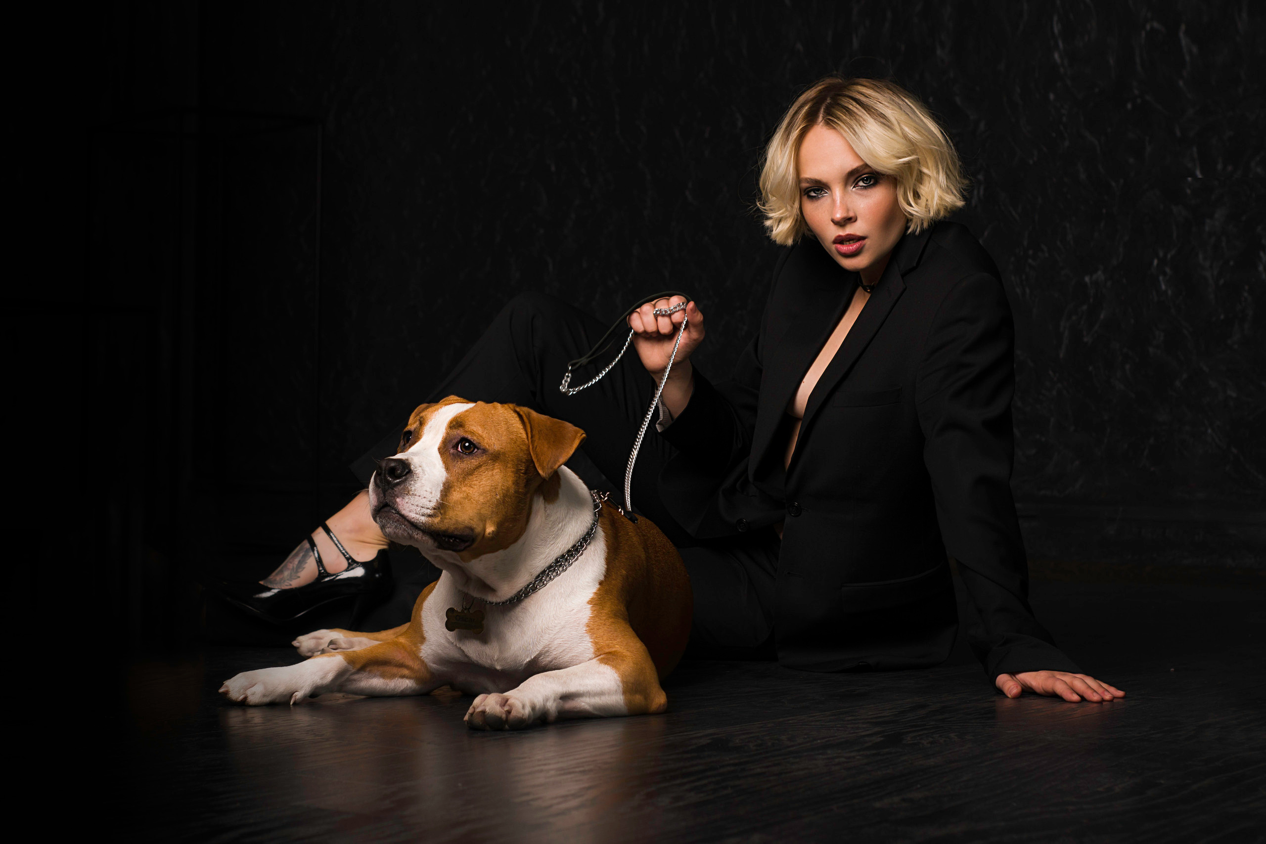 Фешен с собакой. Фотограф в Красноярске / Дивногорске. Файзулина Анастасия