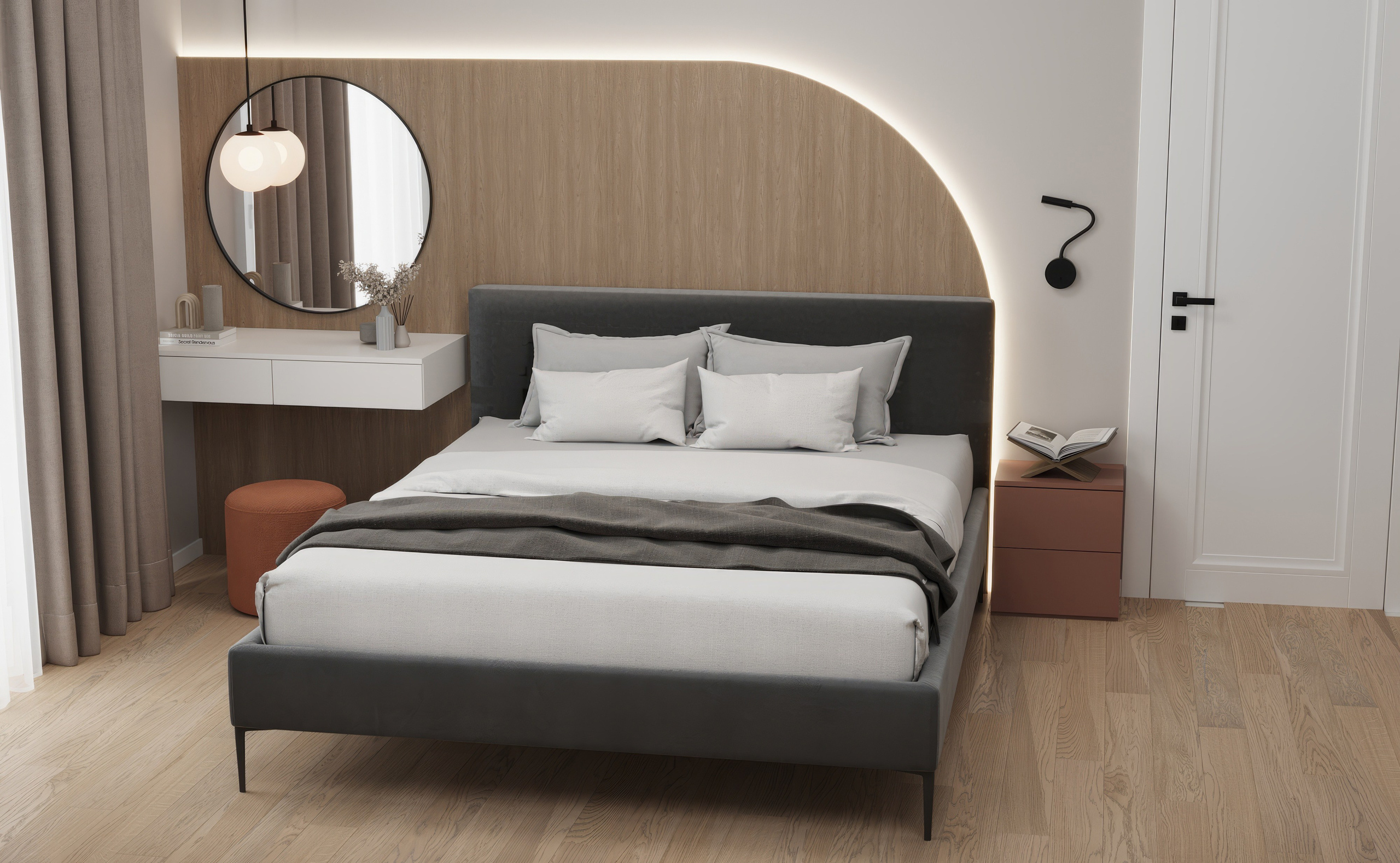 Частный дом в современном стиле. Дизайнер интерьеров Ростов-на-Дону Кристина Карпенко