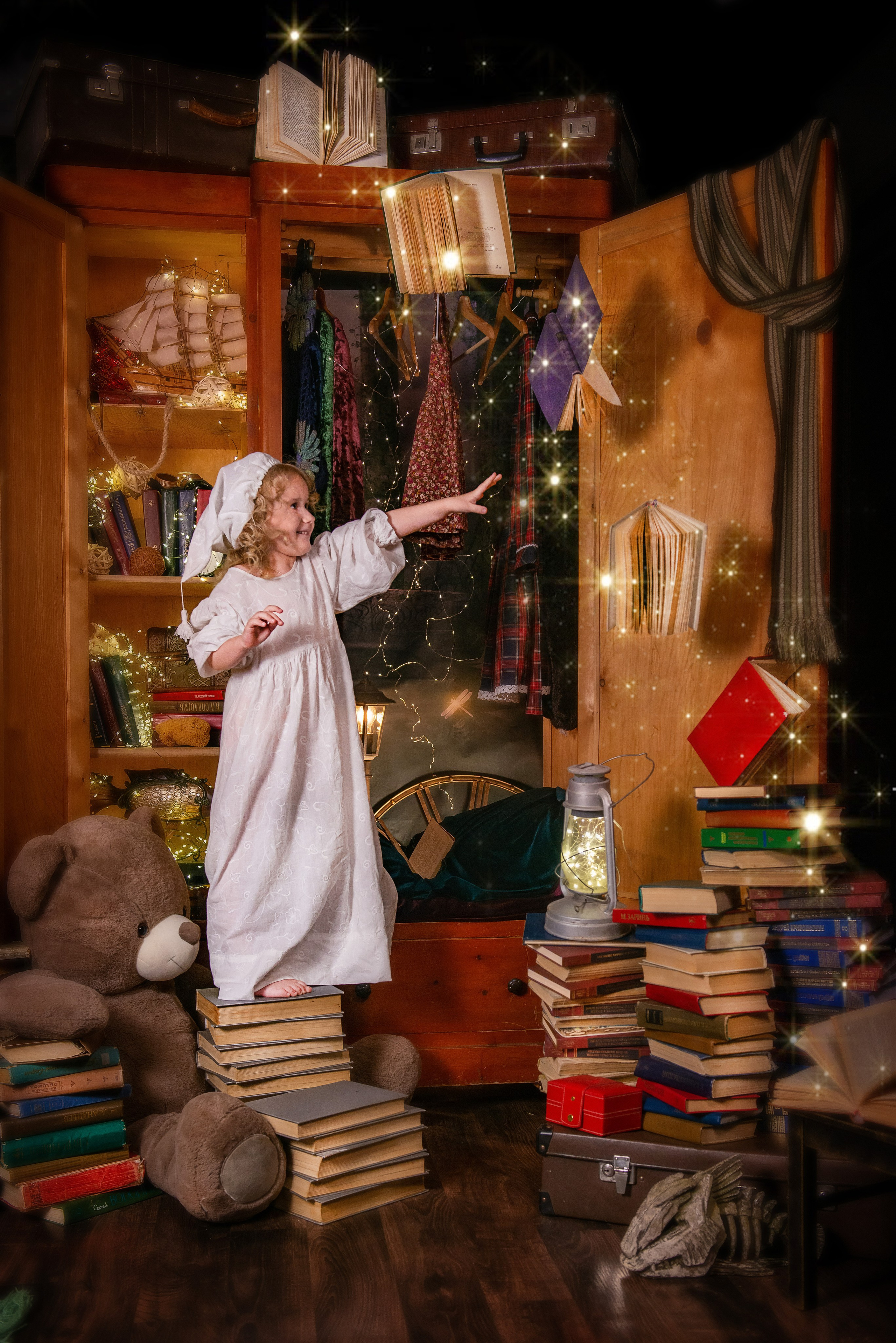 Волшебный шкаф. Татьяна Гойда портретный и семейный фотограф Ленск. Выпускные альбомы