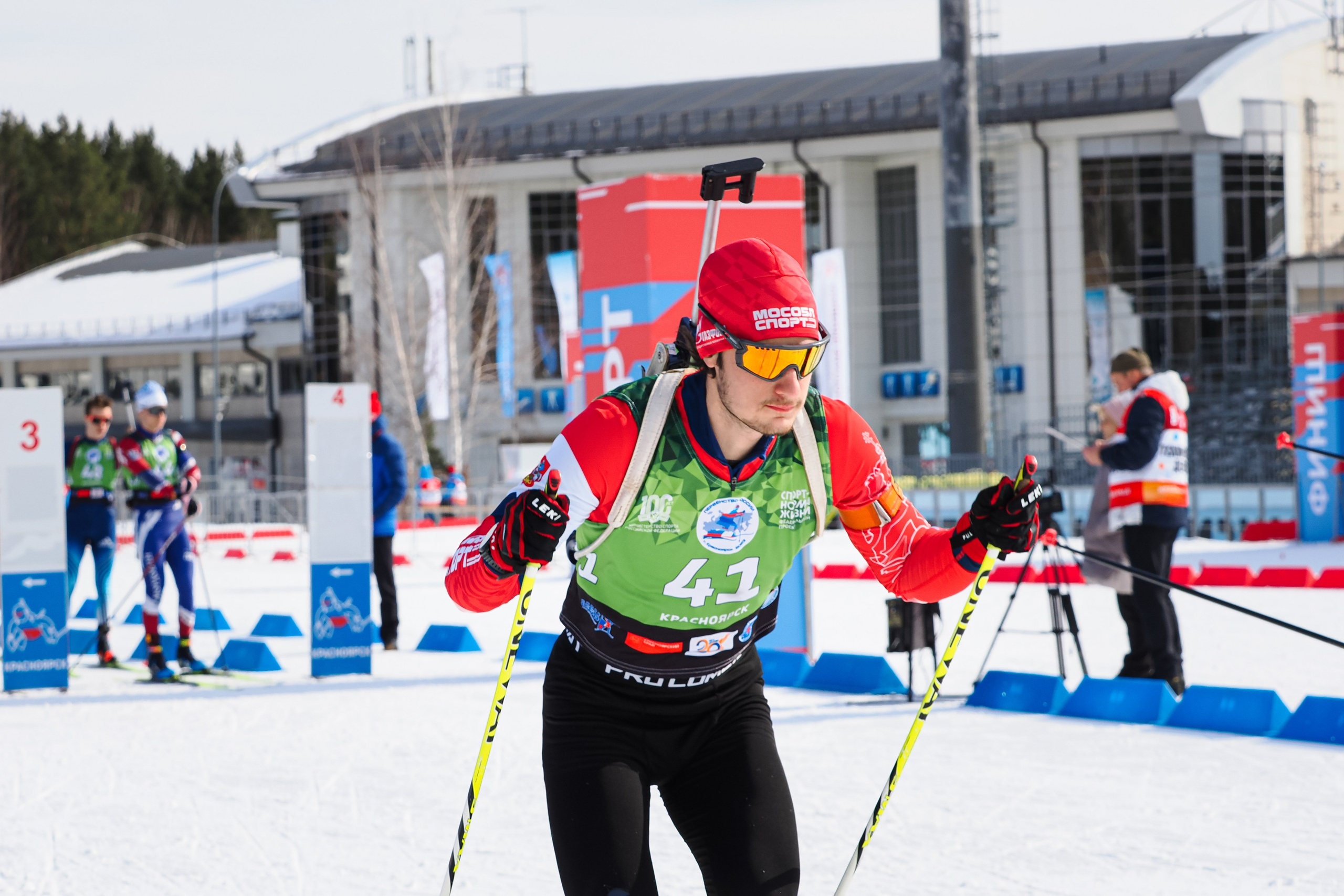 Биатлон / Первенство России. Репортажный фотограф Алексей Козьмин