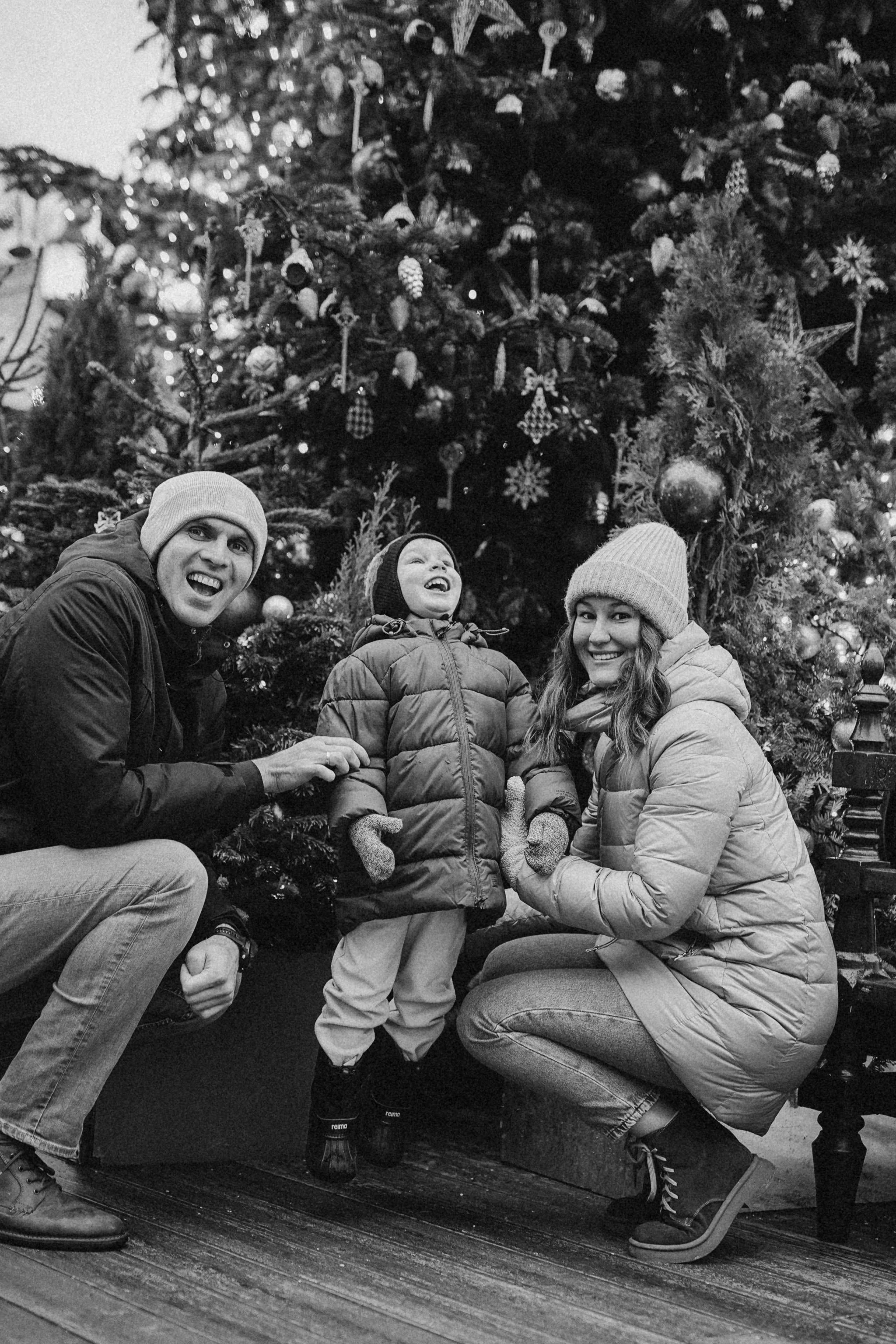 Прогулка по новогодней Москве для Юли, Жени и Вани. Фотограф Наталья Колганова