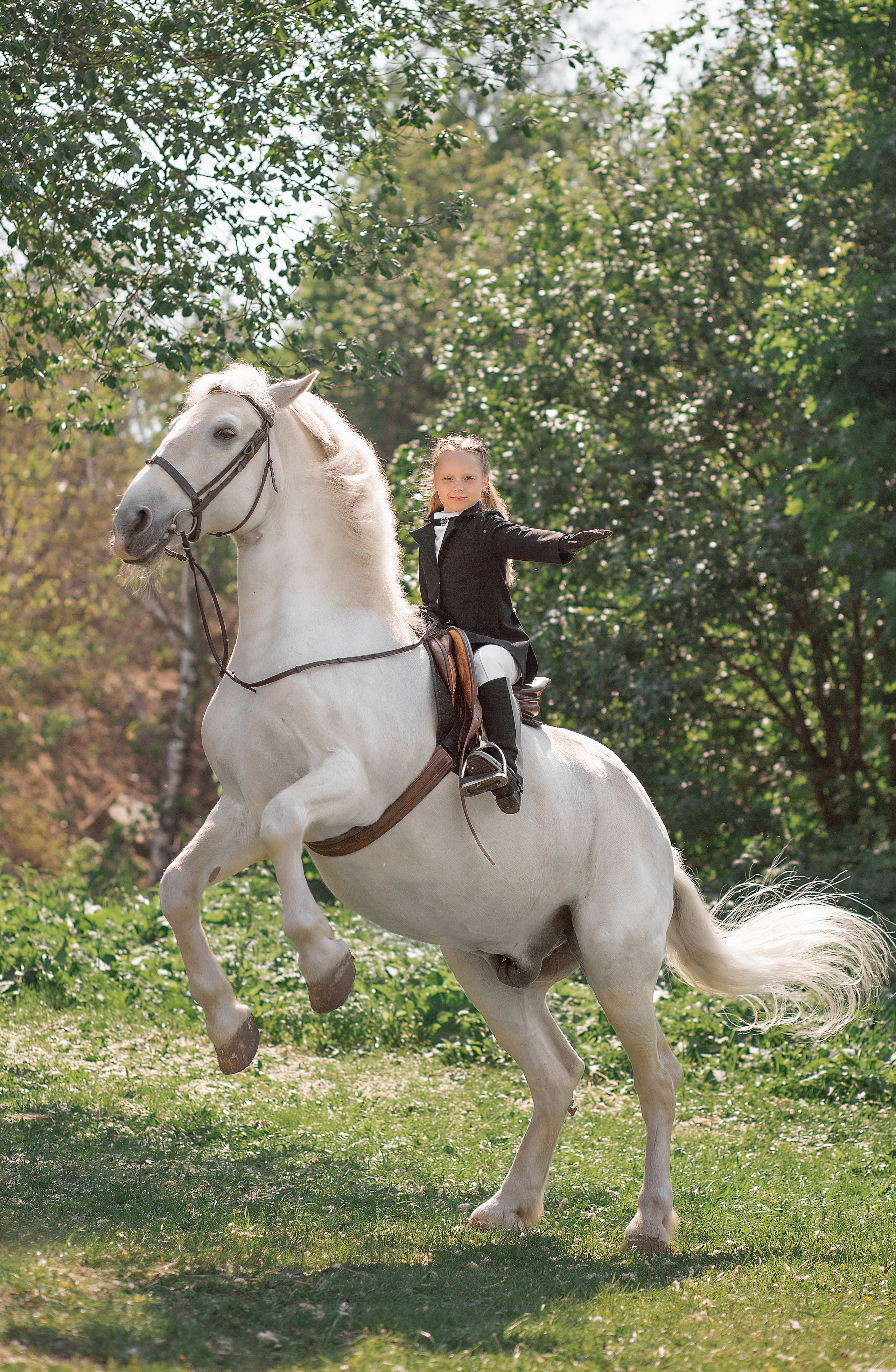 Мария и Воробей. Фотосессия с лошадьми в Нижнем Новгороде