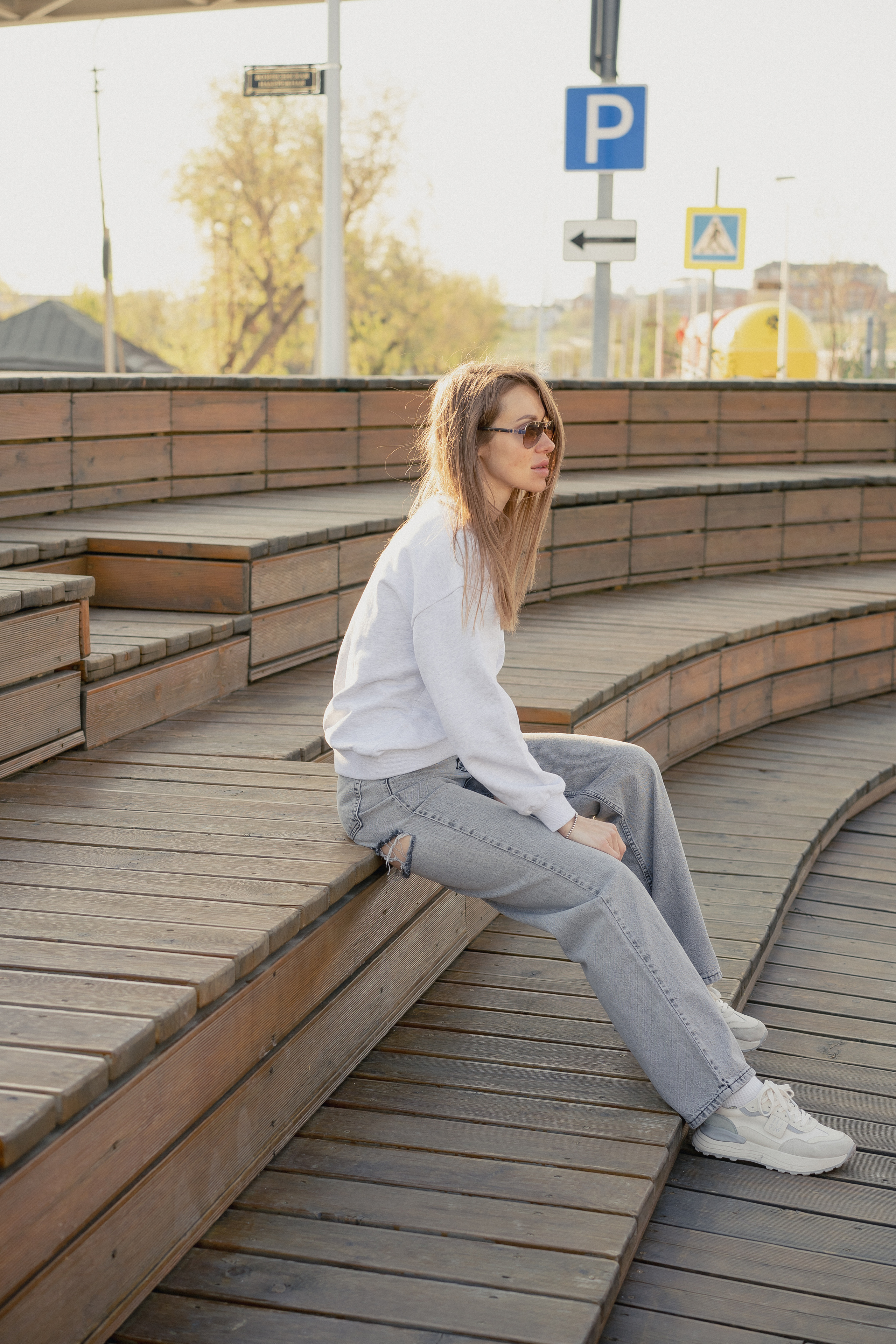 Фотосессия Алены в городе. Рыжкова Елена — контент фотограф Москва Тюмень. Стилизация съемки