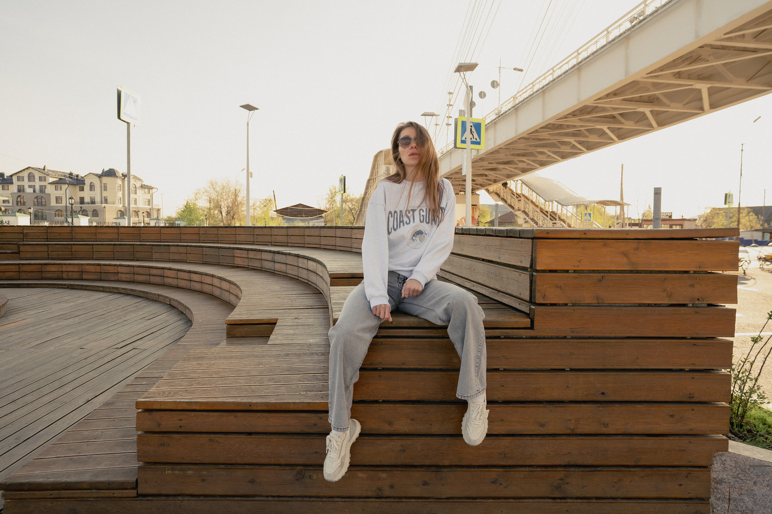 Фотосессия Алены в городе. Рыжкова Елена — контент фотограф Москва Тюмень. Стилизация съемки