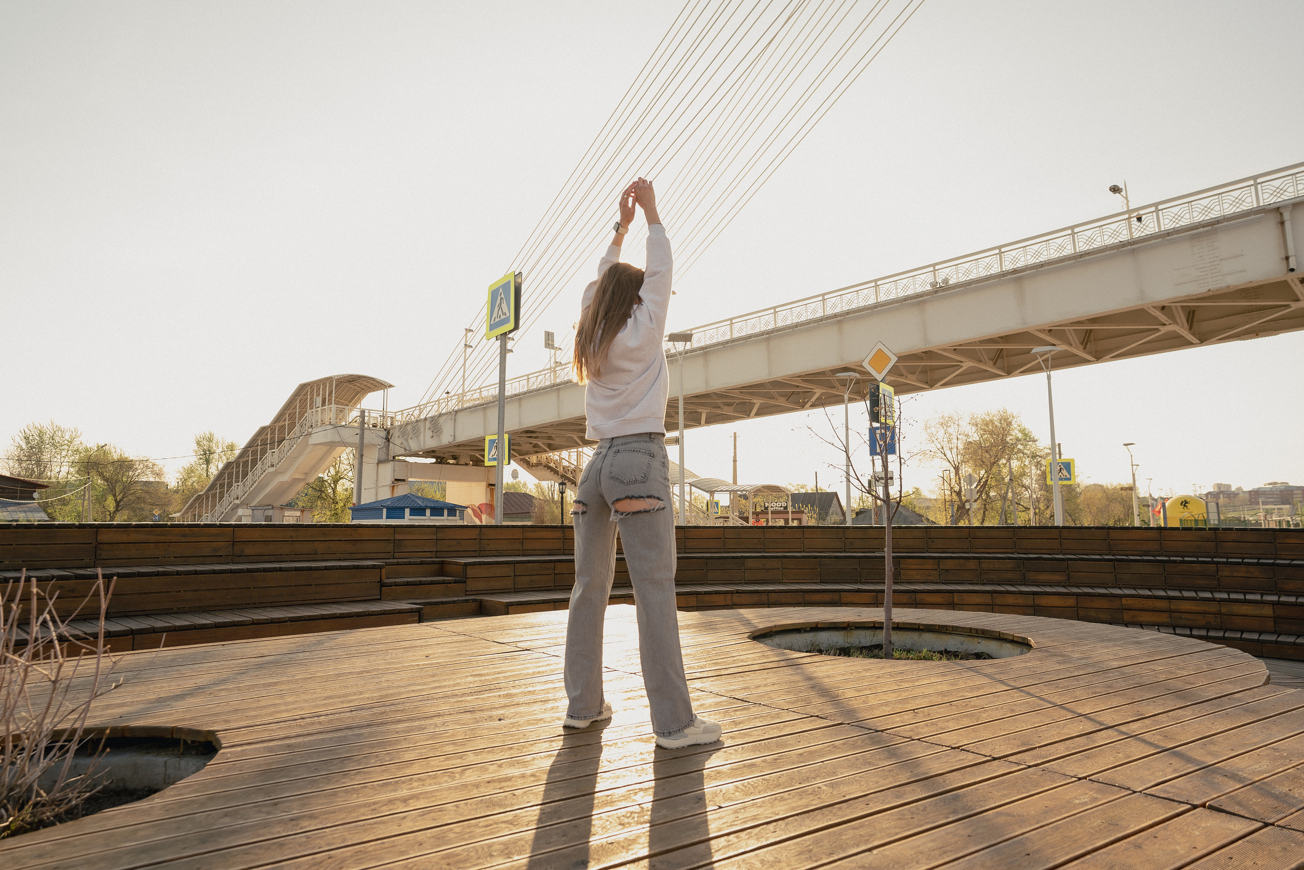 Фотосессия Алены в городе. Рыжкова Елена — контент фотограф Москва Тюмень. Стилизация съемки