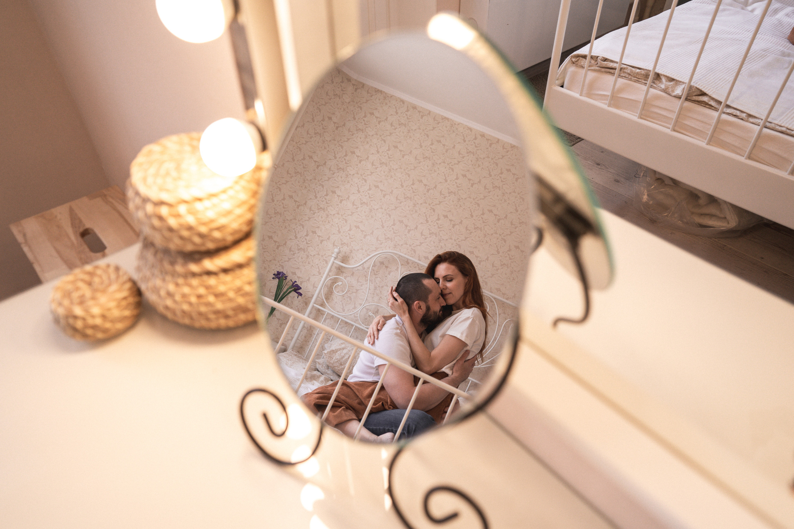 красивая домашняя фотосессия