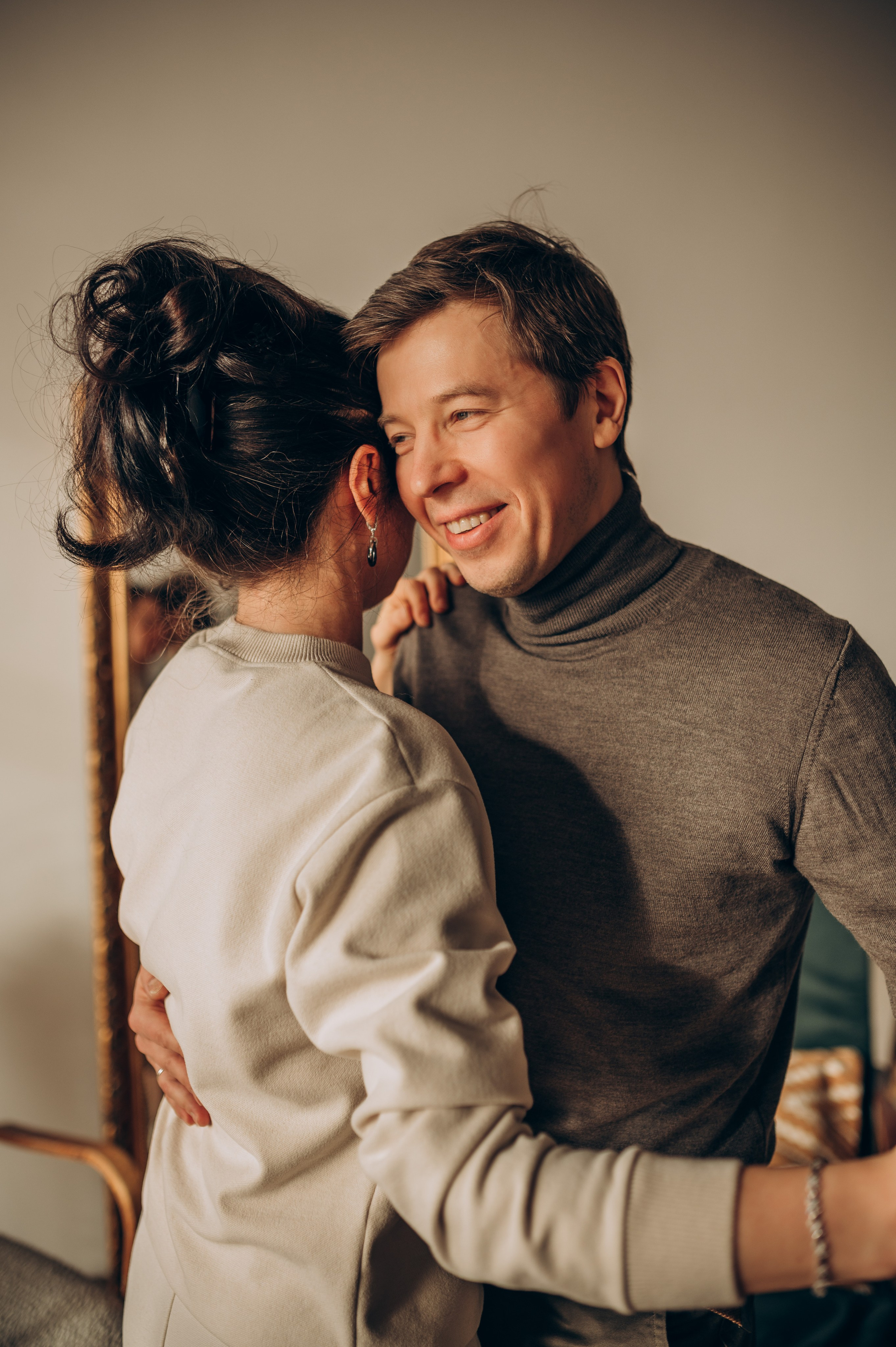 Уютная семейная съёмка в студии. Семейный фотограф в Домодедово и Москве Елена Пичугина