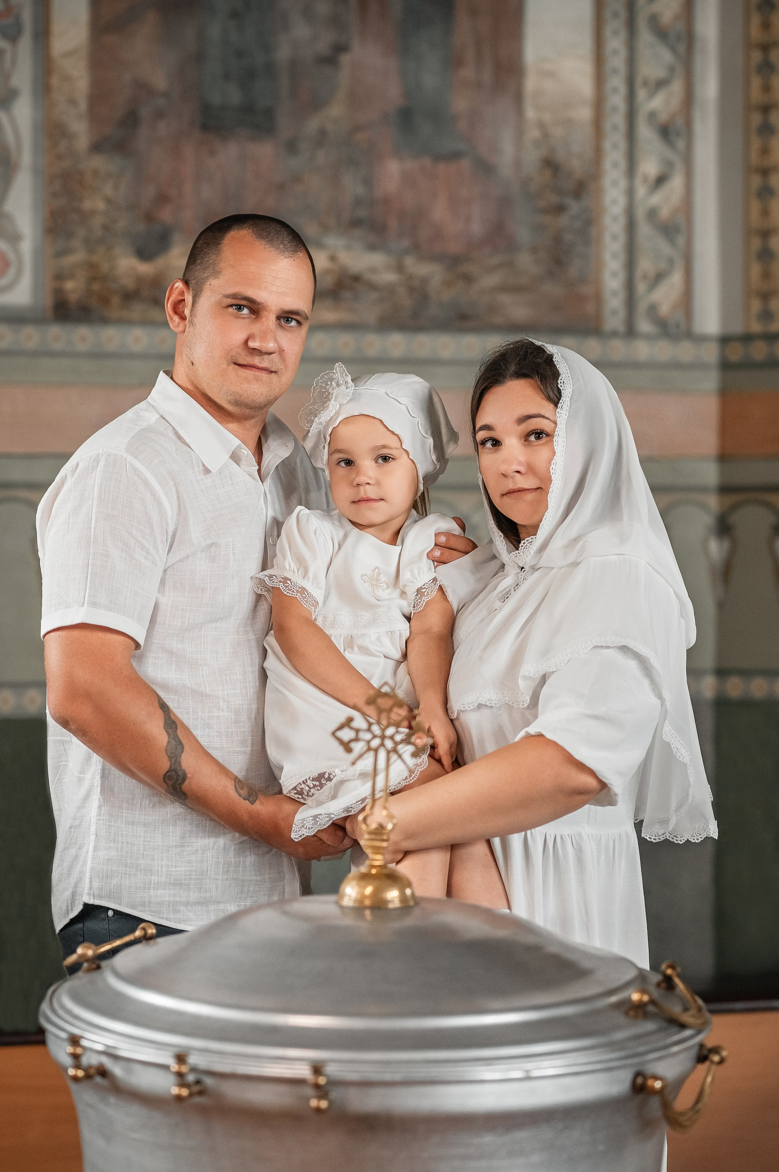 Крещение в храме Иоанна Богослова. Церковный фотограф на Таинство Крещения и Венчания в Оренбурге и Оренбургской области Екатерина Белкина