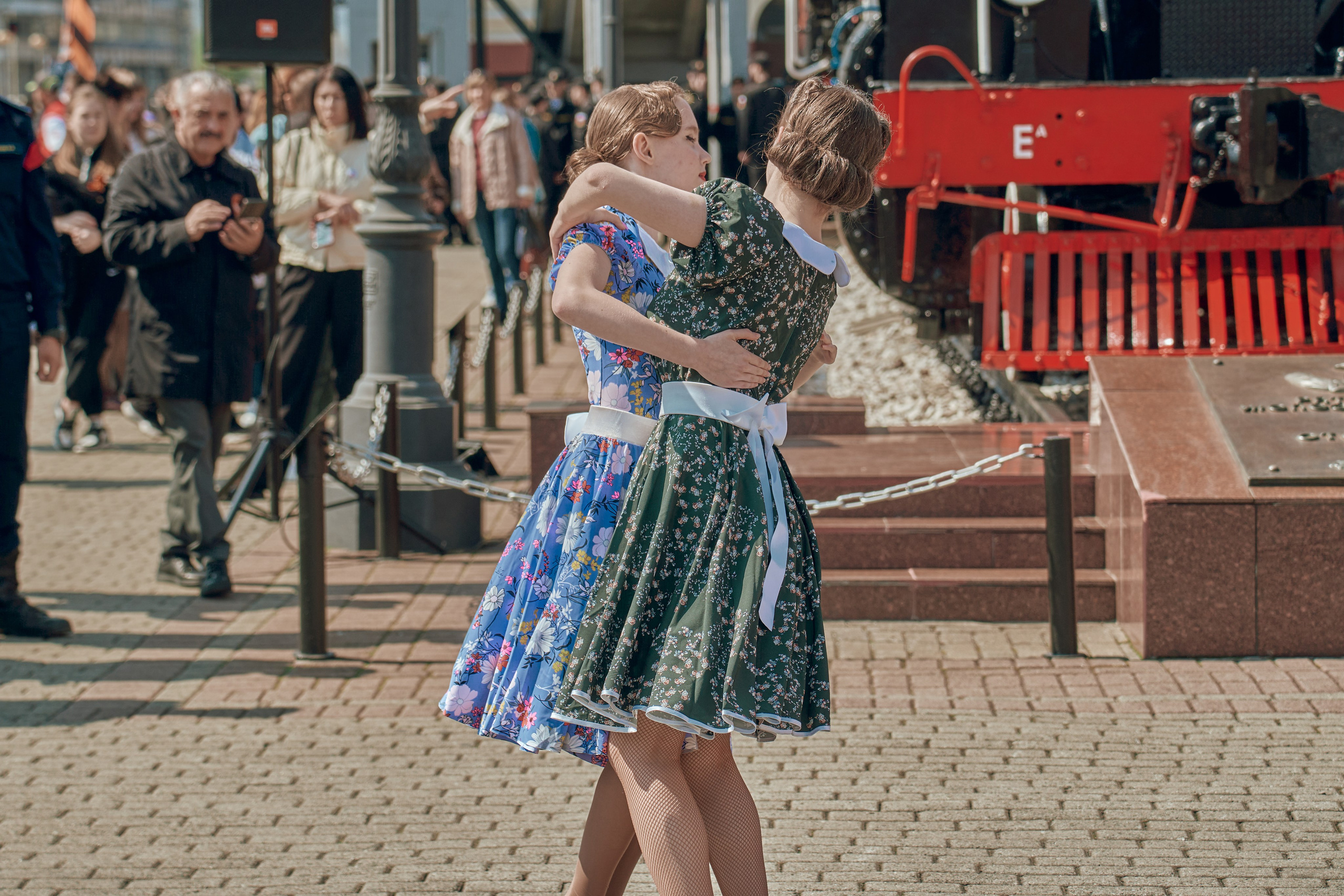 Поезд Победы!. Фотограф во Владивостоке